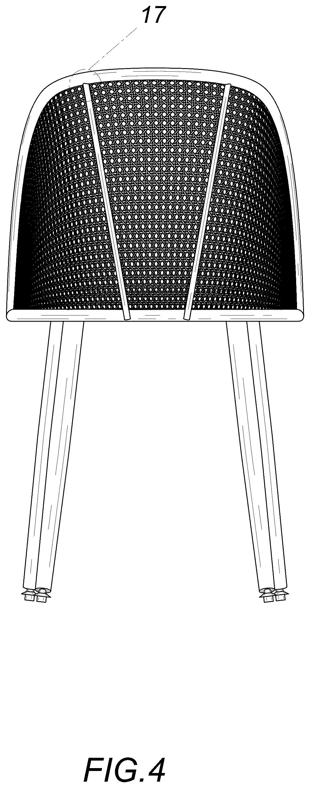 Patent USD1075337 Figure 4 – Chair