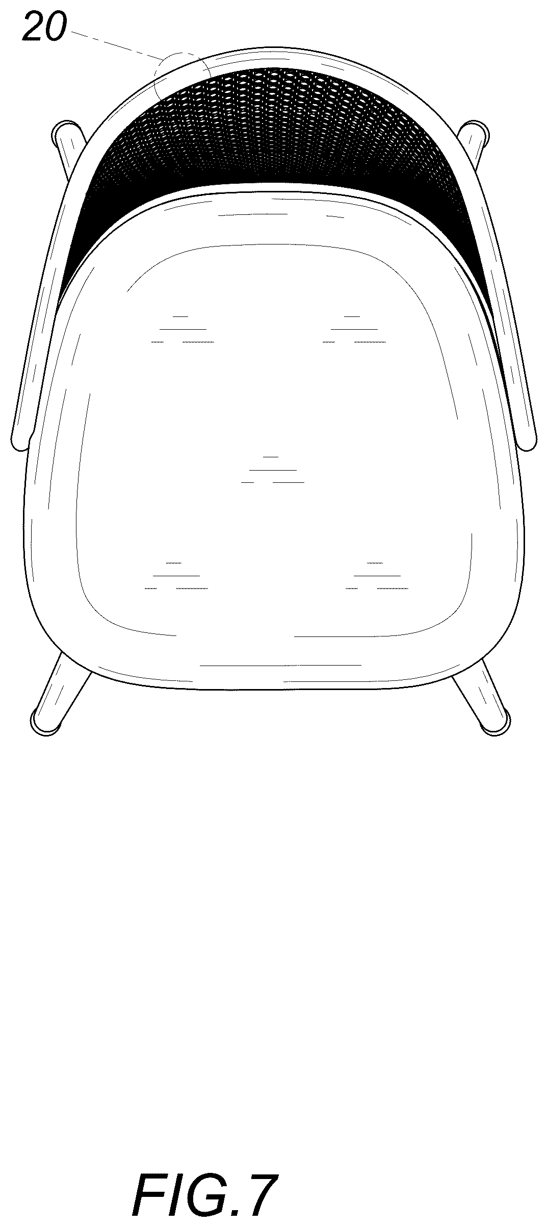 Patent USD1075337 Figure 7 – Chair