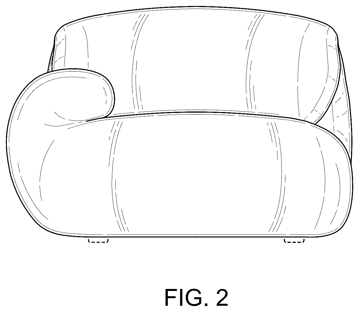 Patent USD1075338 Figure 2 – Chair
