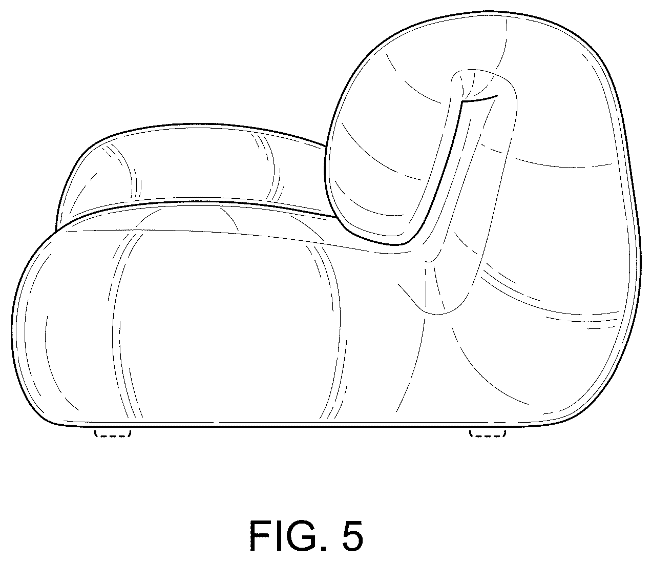 Patent USD1075338 Figure 5 – Chair