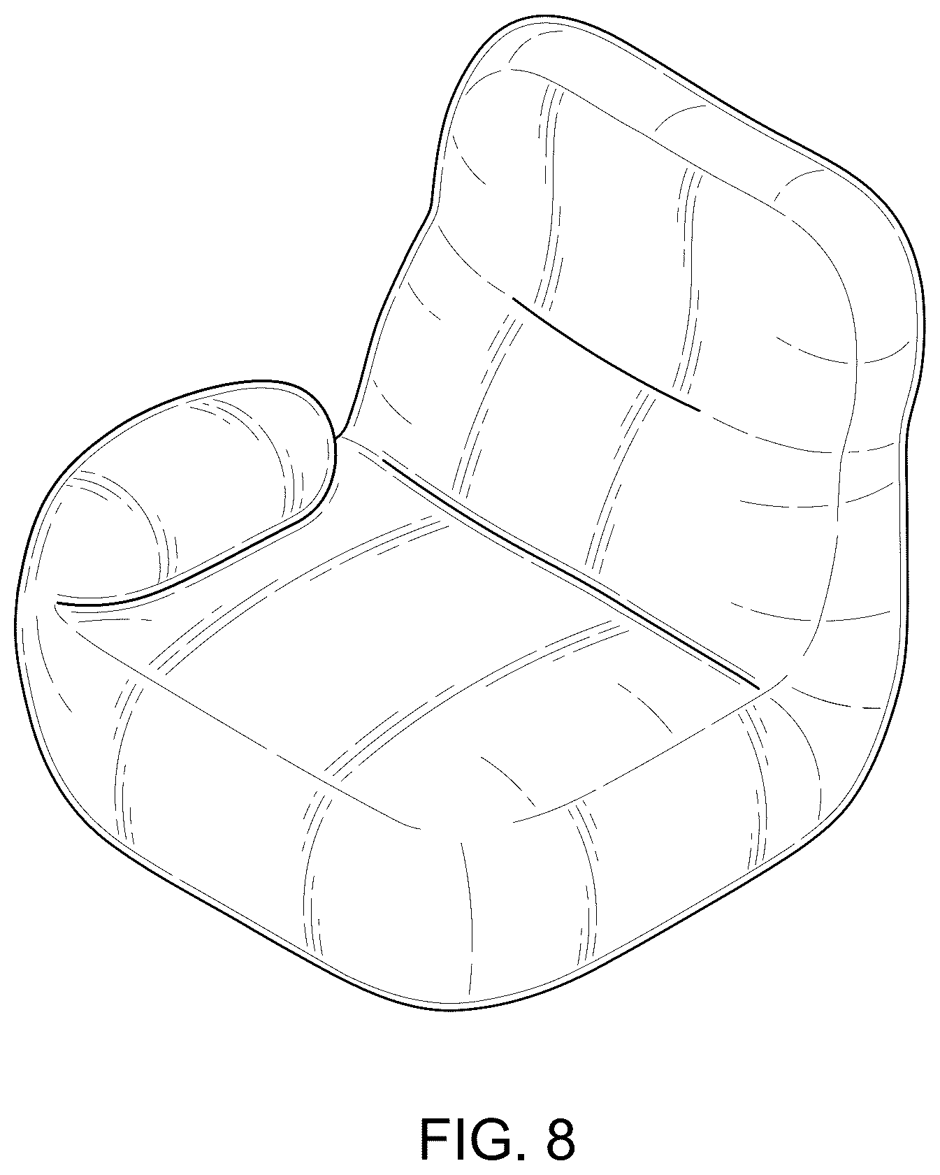 Patent USD1075338 Figure 8 – Chair