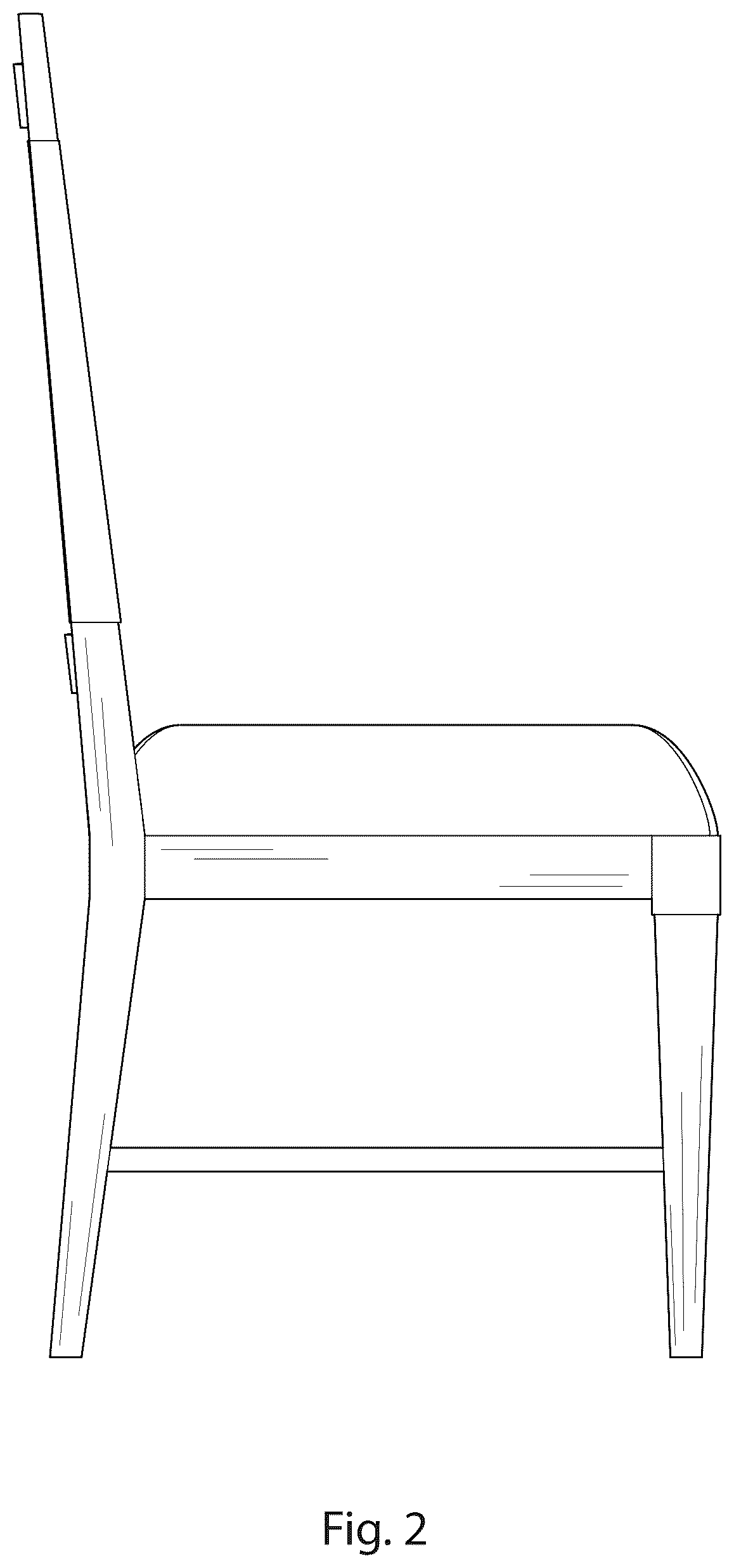Patent USD1075340 Figure 2 – Chair