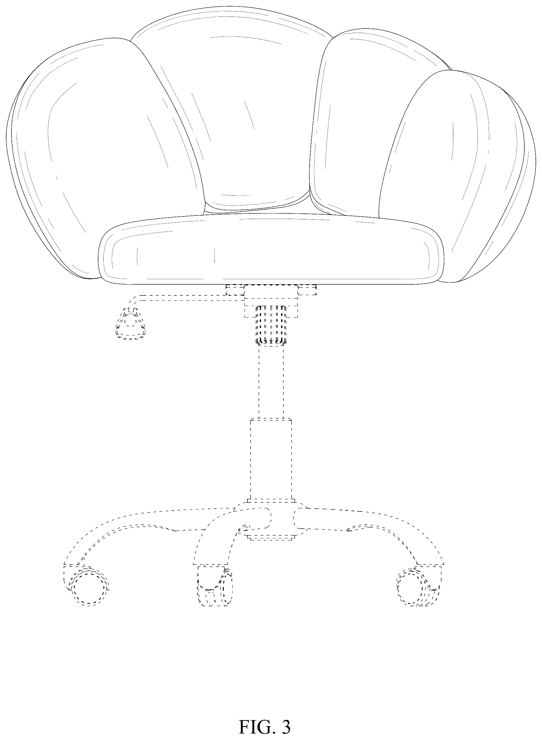 Patent USD1075341 Figure 3 – Chair