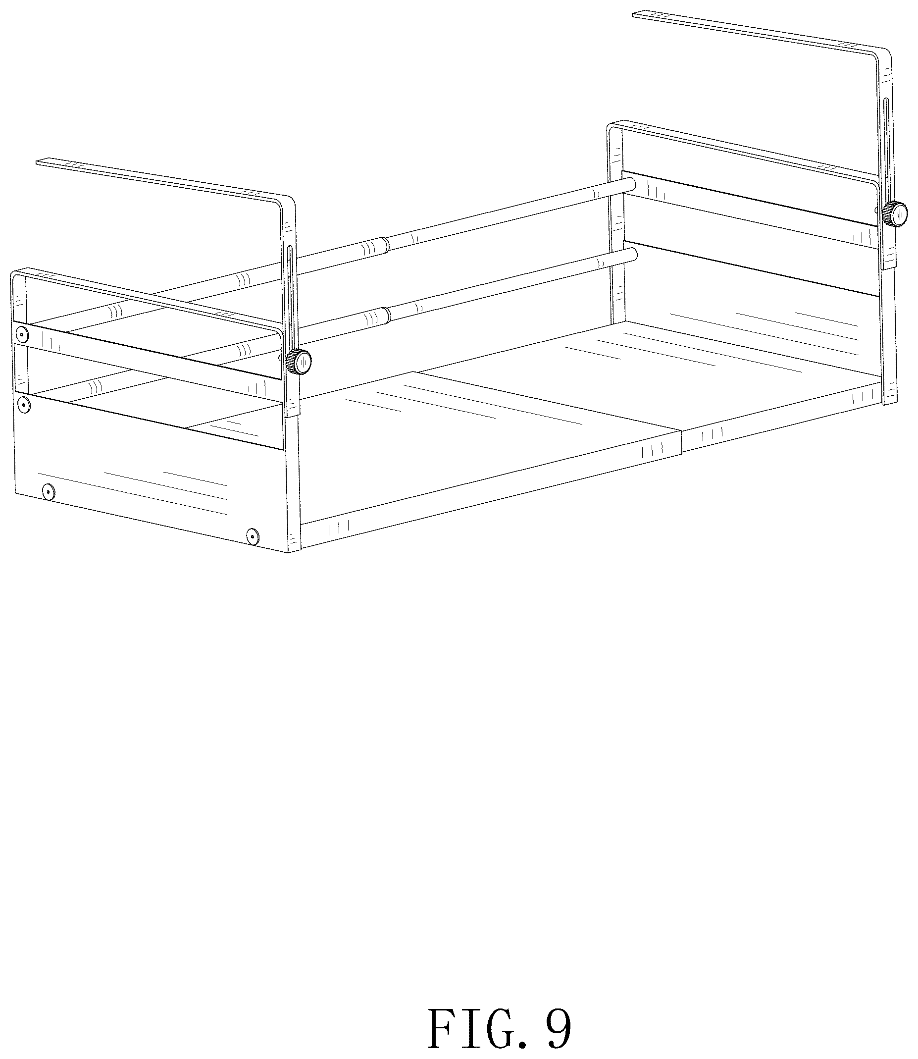 Patent USD1075344 Figure 9 – Under shelf basket