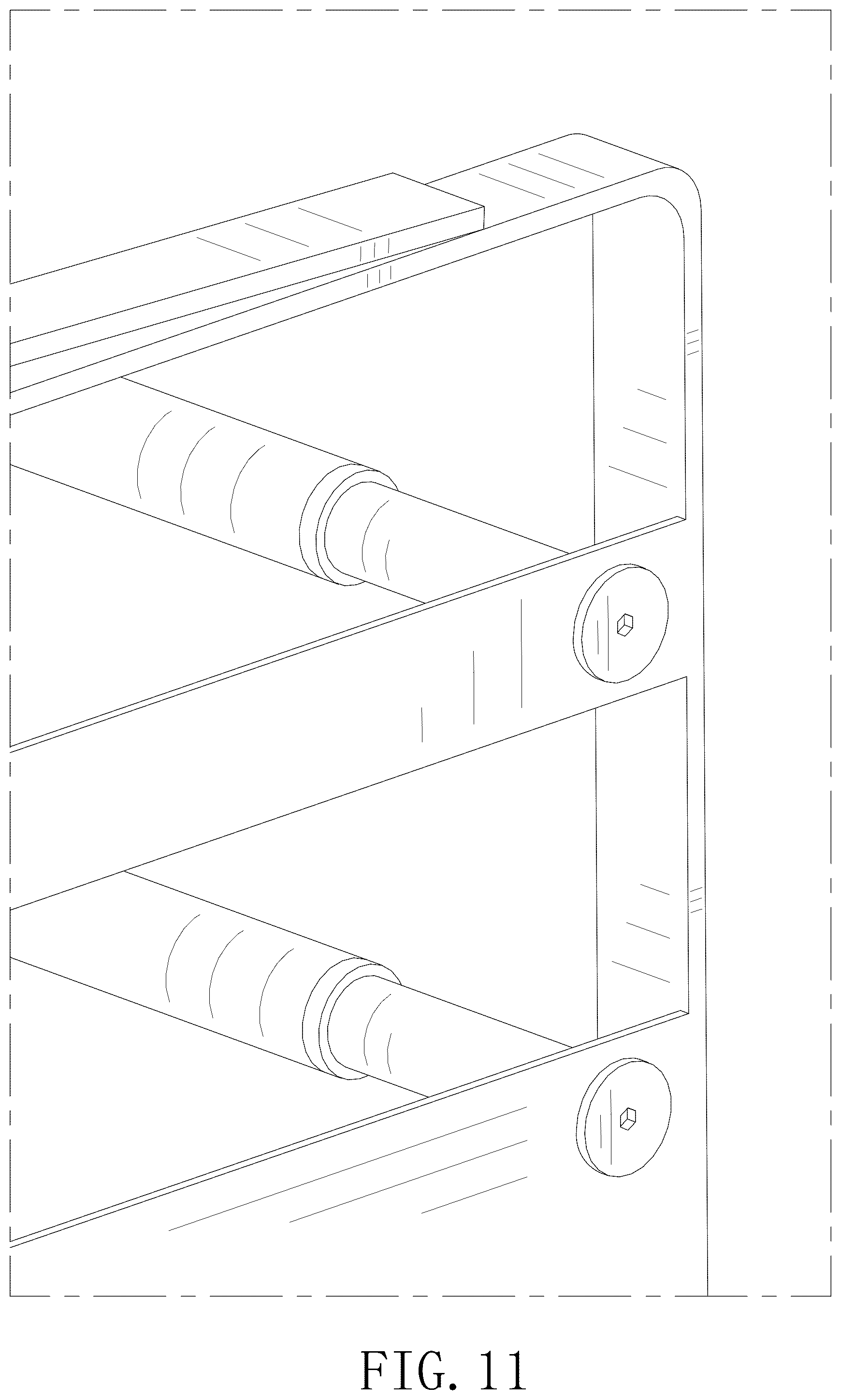 Patent USD1075344 Figure 11 – Under shelf basket