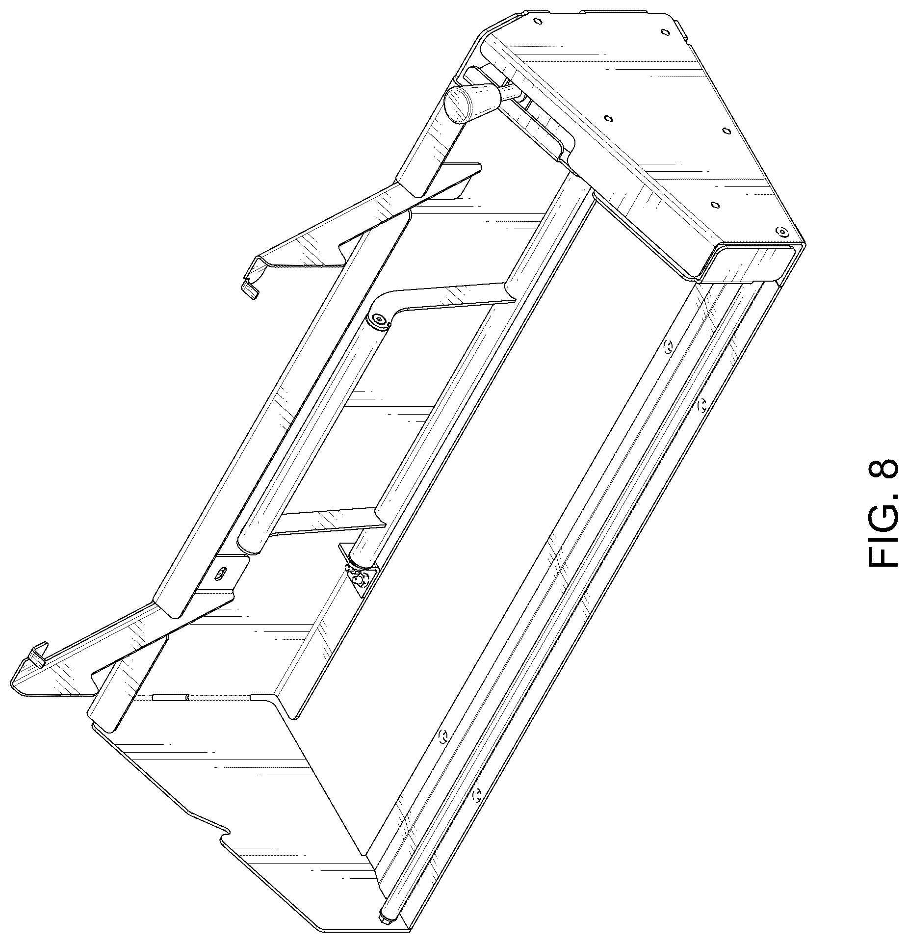 Patent USD1075345 Figure 8 – Apparatus for dispensing a cushioning wrap material