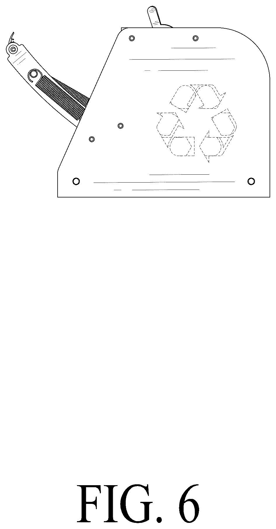 Patent USD1075346 Figure 6 – Paper roll dispenser