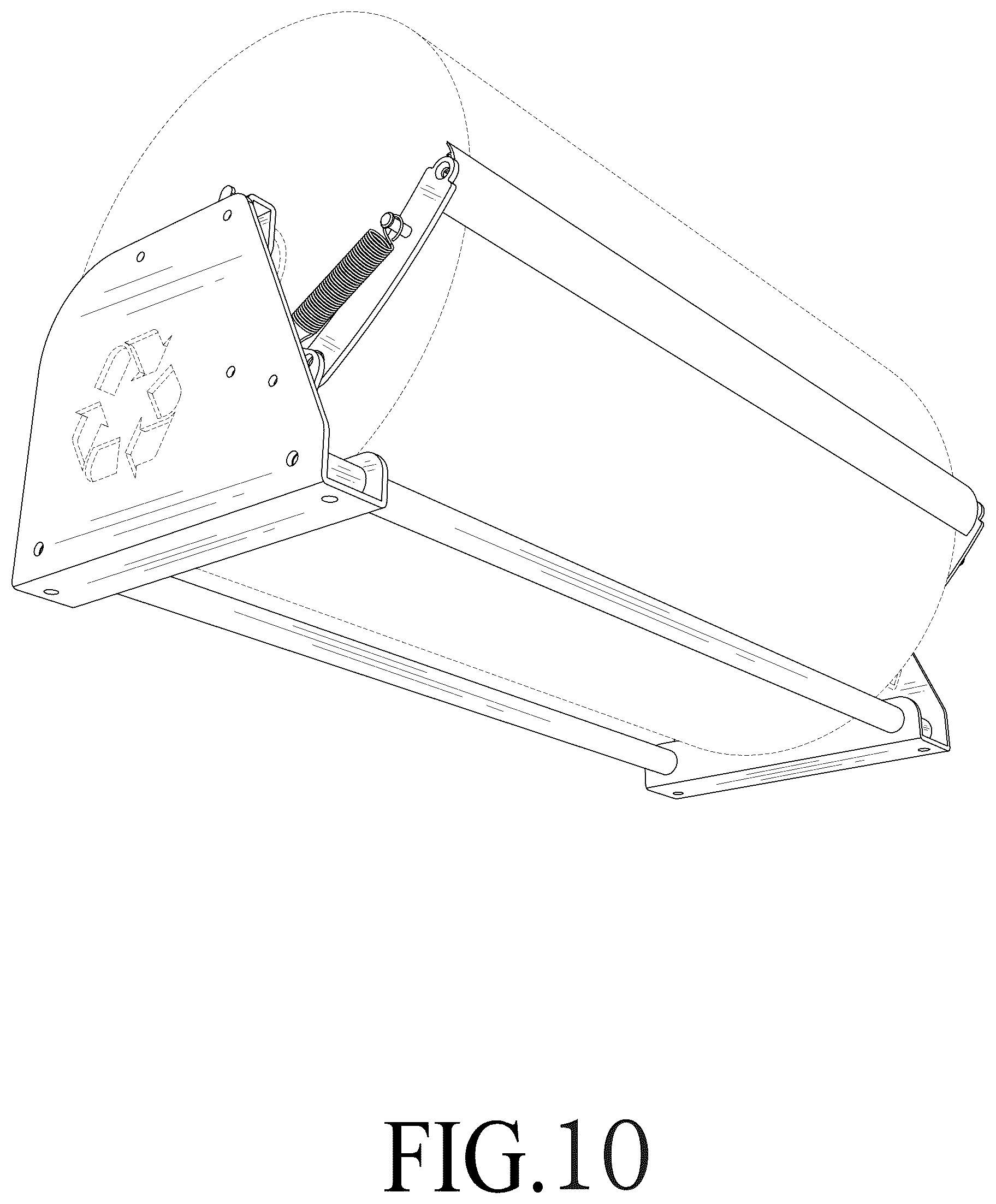 Patent USD1075346 Figure 10 – Paper roll dispenser