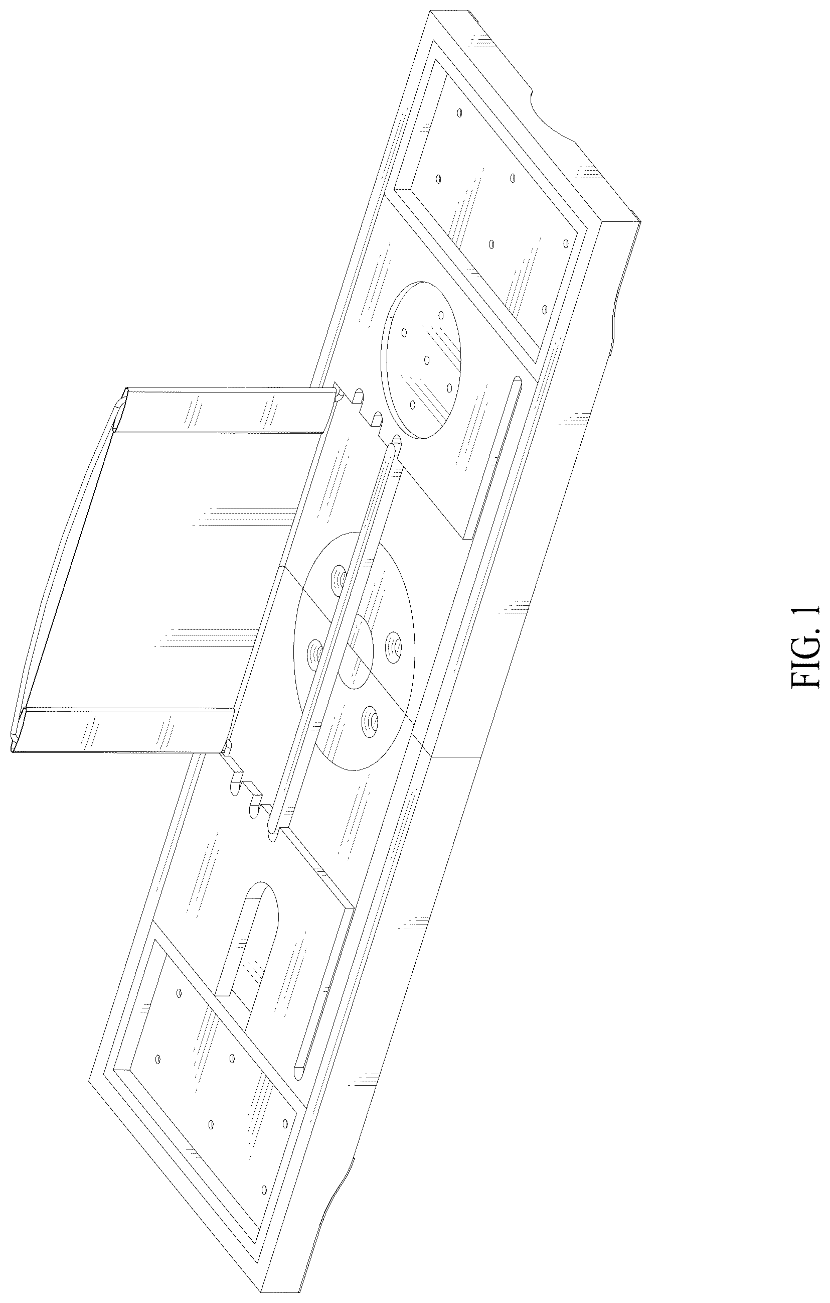 Patent USD1075349 Figure 1 – Bath caddy