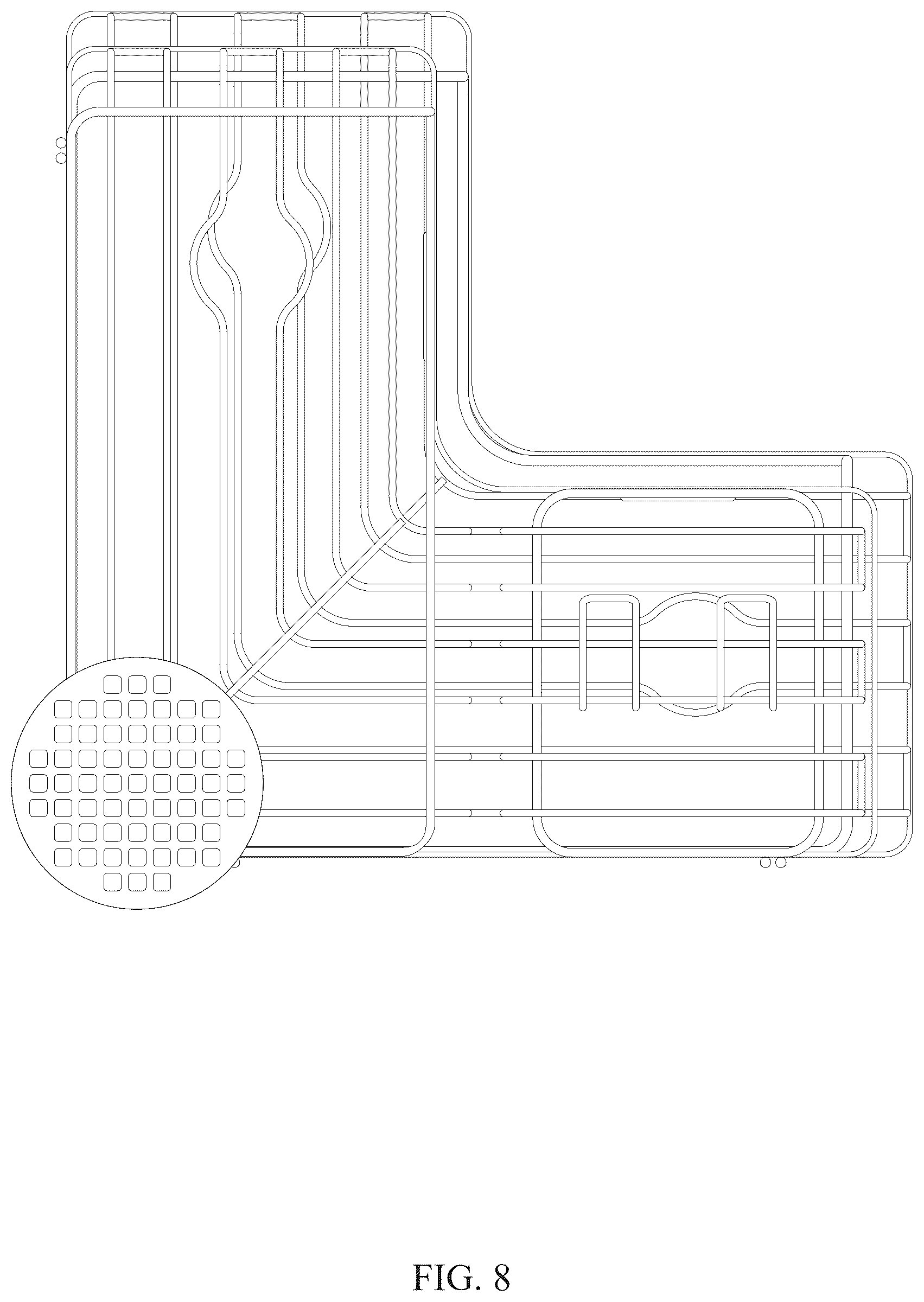 Patent USD1075350 Figure 8 – Bathroom rack