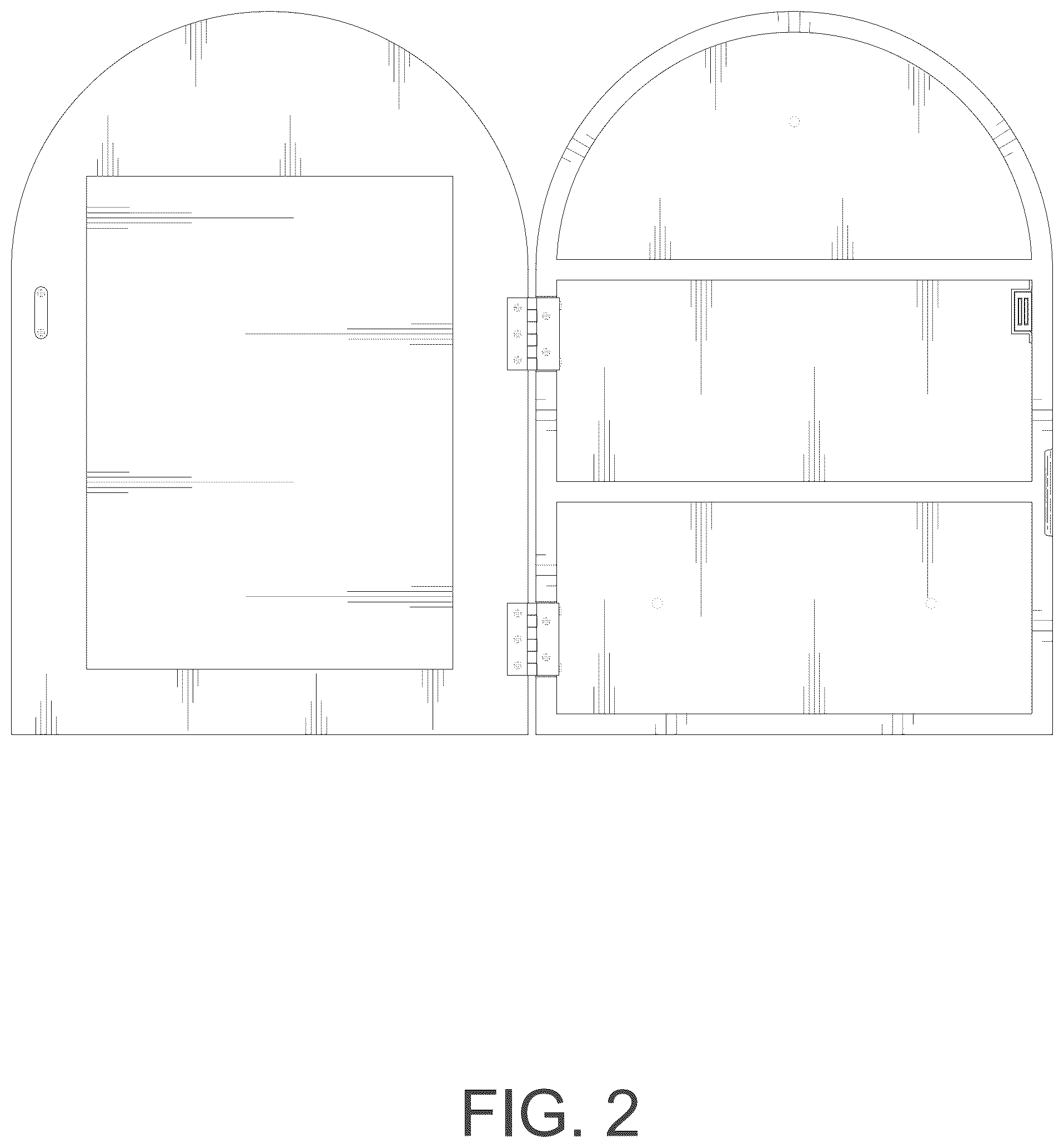 Patent USD1075352 Figure 2 – Mirror cabinet