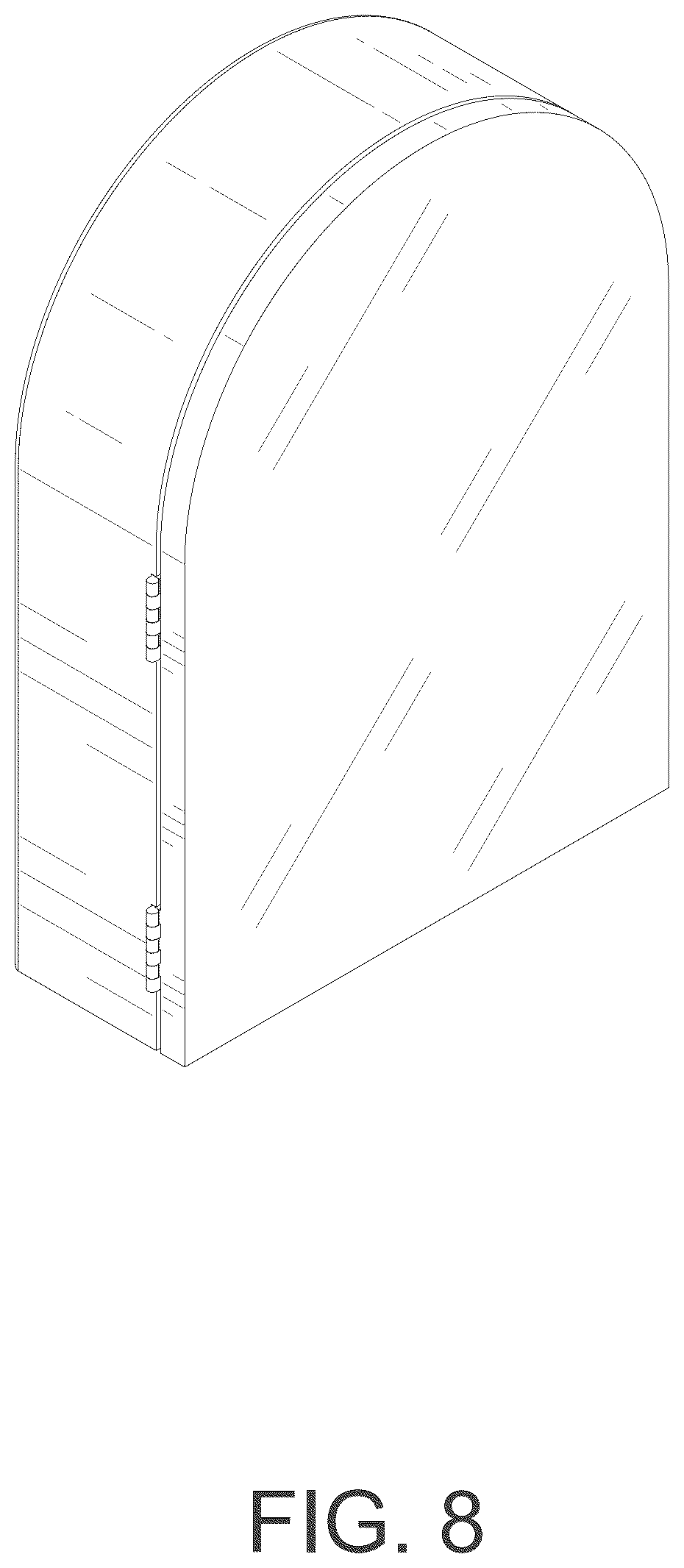 Patent USD1075352 Figure 8 – Mirror cabinet