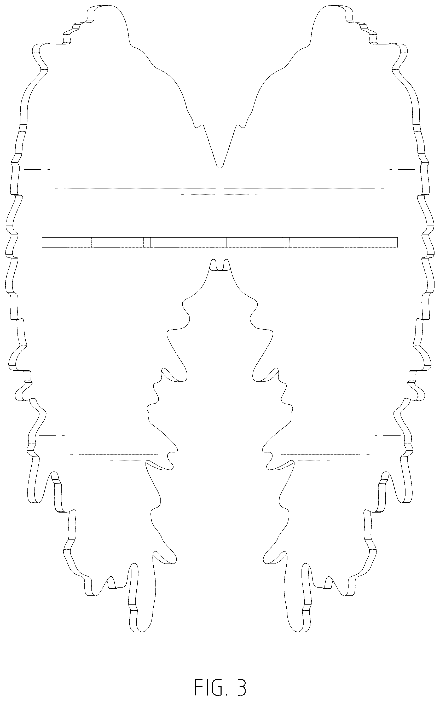Patent USD1075353 Figure 3 – Corner shelf