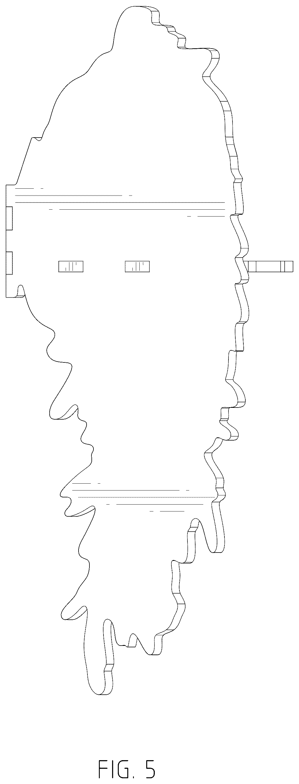 Patent USD1075353 Figure 5 – Corner shelf