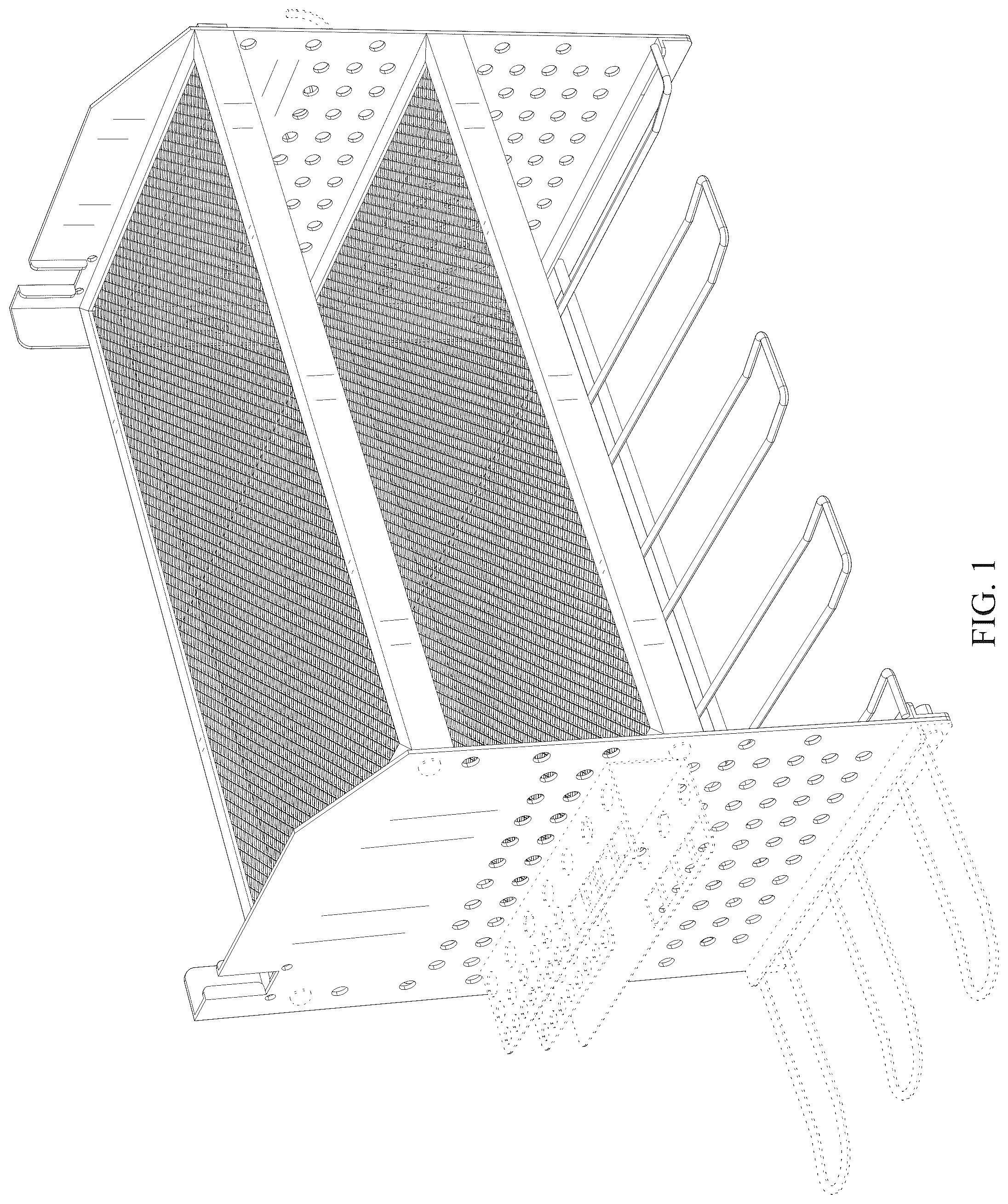 Patent USD1075354 Figure 1 – Tool organizer