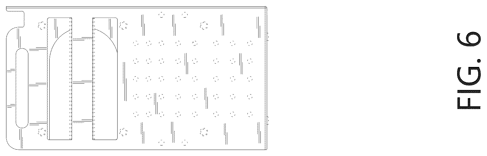 Patent USD1075355 Figure 6 – Tool storage rack