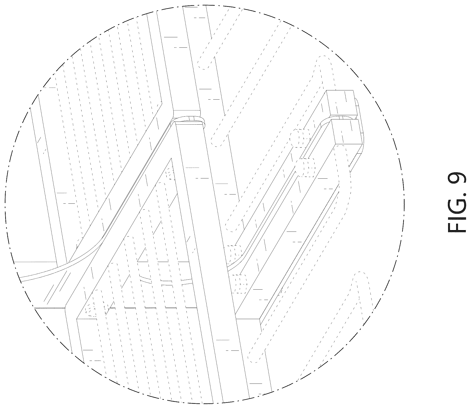 Patent USD1075355 Figure 9 – Tool storage rack