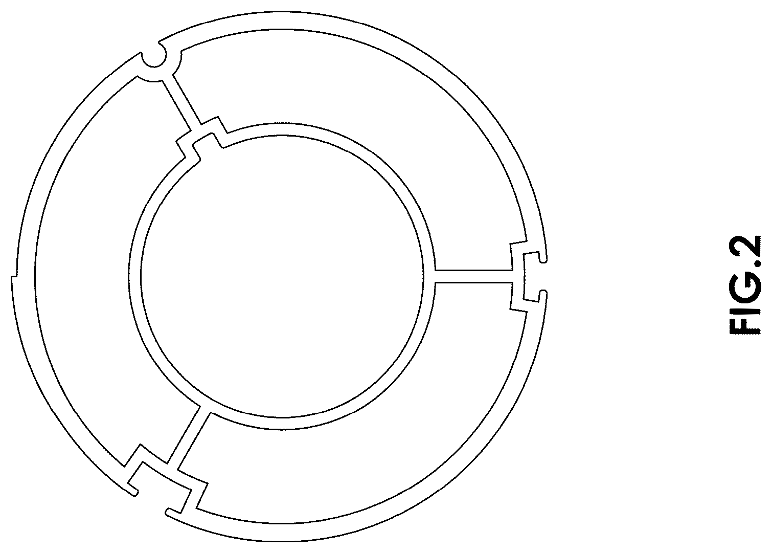 Patent USD1075356 Figure 2 – Roller blind tube