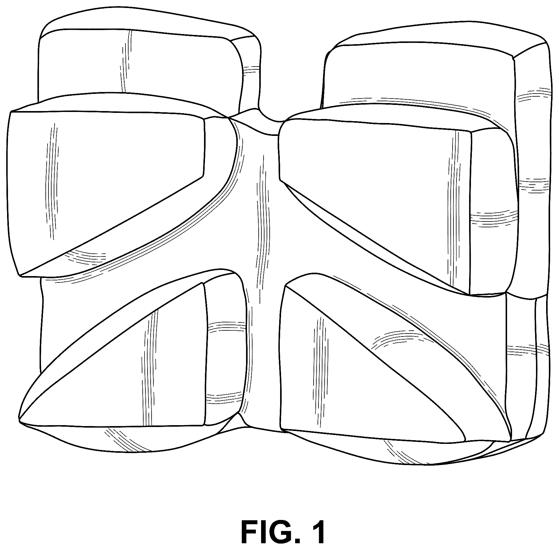Patent USD1075358 Figure 1 – Pillow