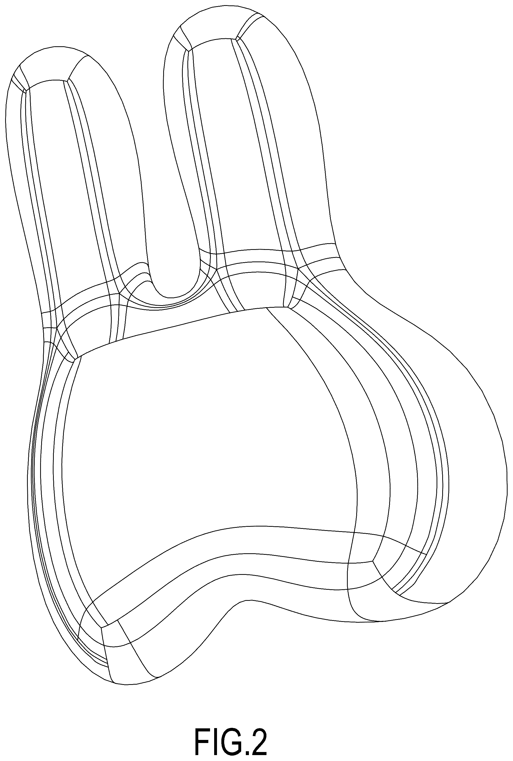 Patent USD1075359 Figure 2 – Backrest