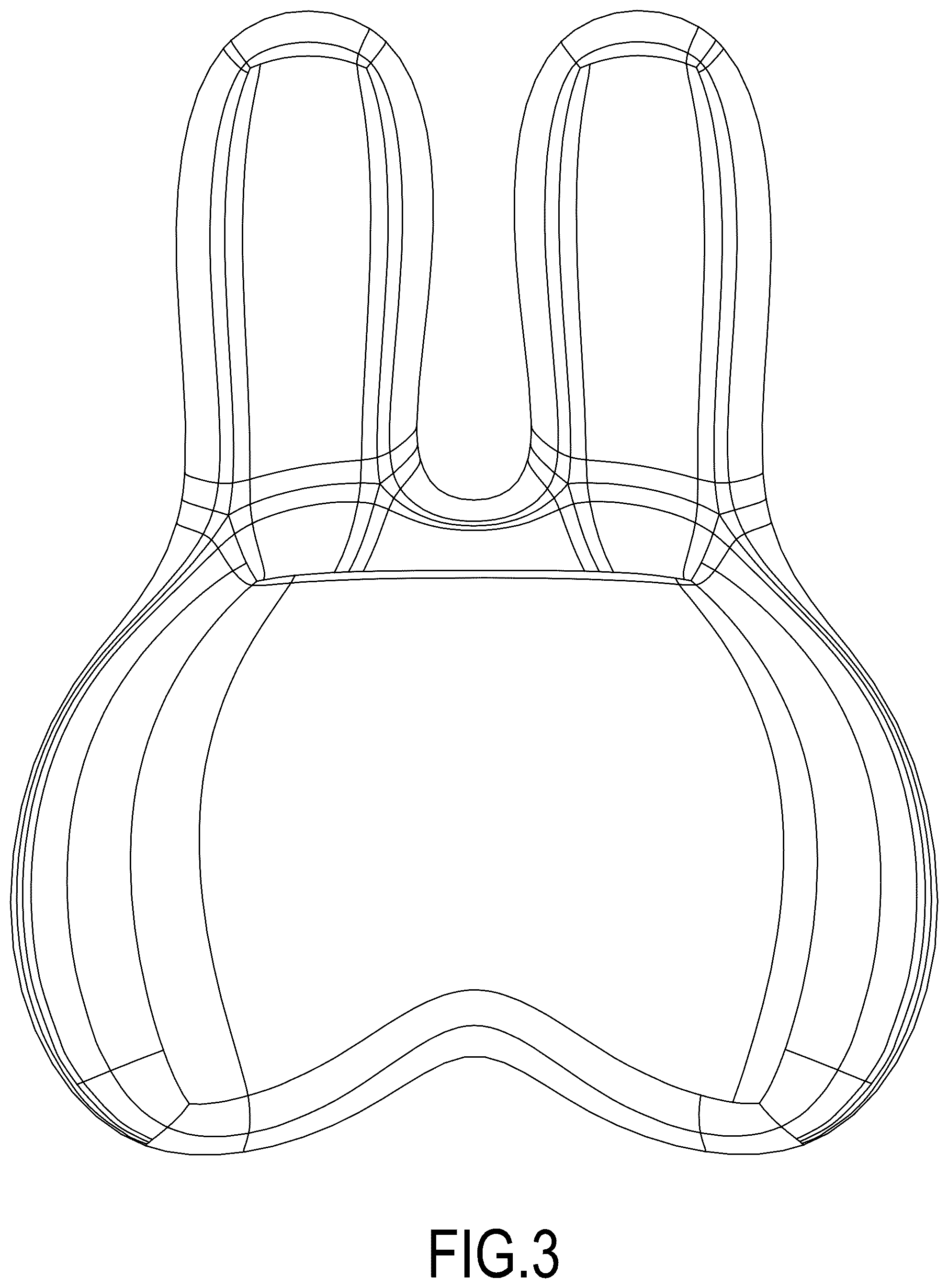 Patent USD1075359 Figure 3 – Backrest