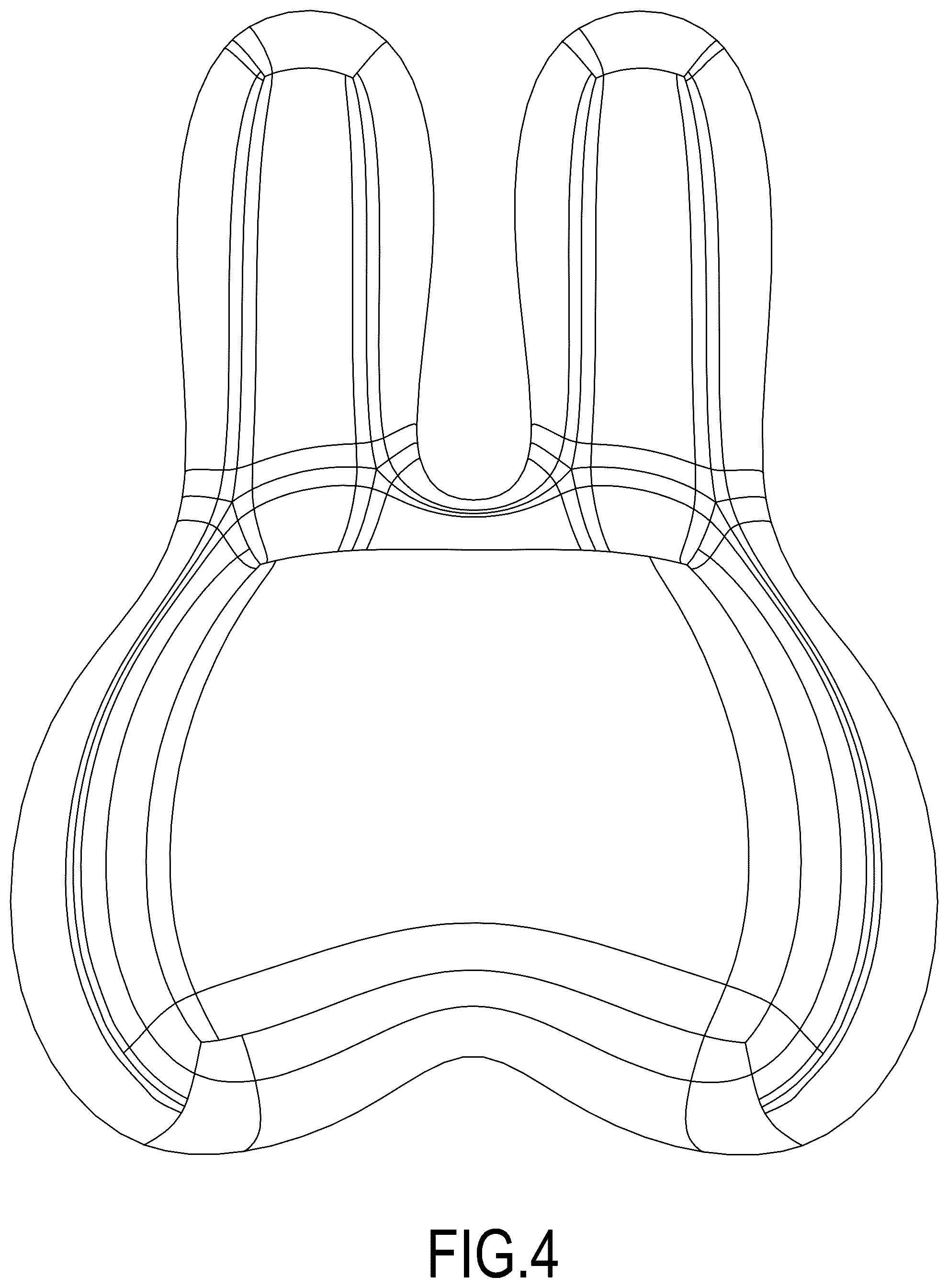 Patent USD1075359 Figure 4 – Backrest
