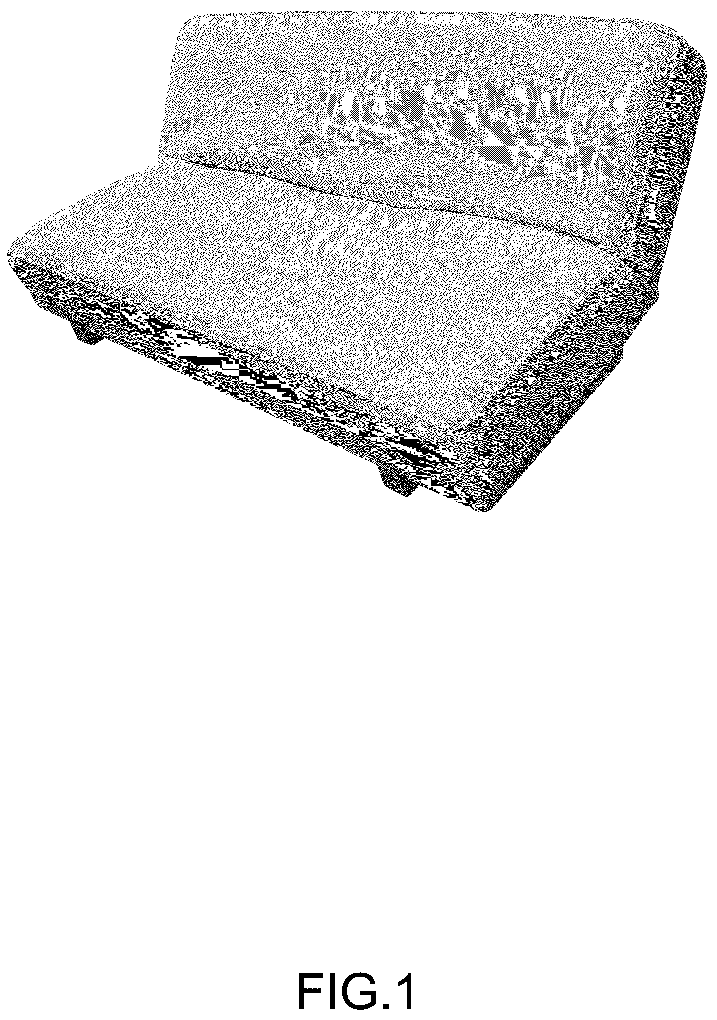 Patent USD1075362 Figure 1 – Hand pillow