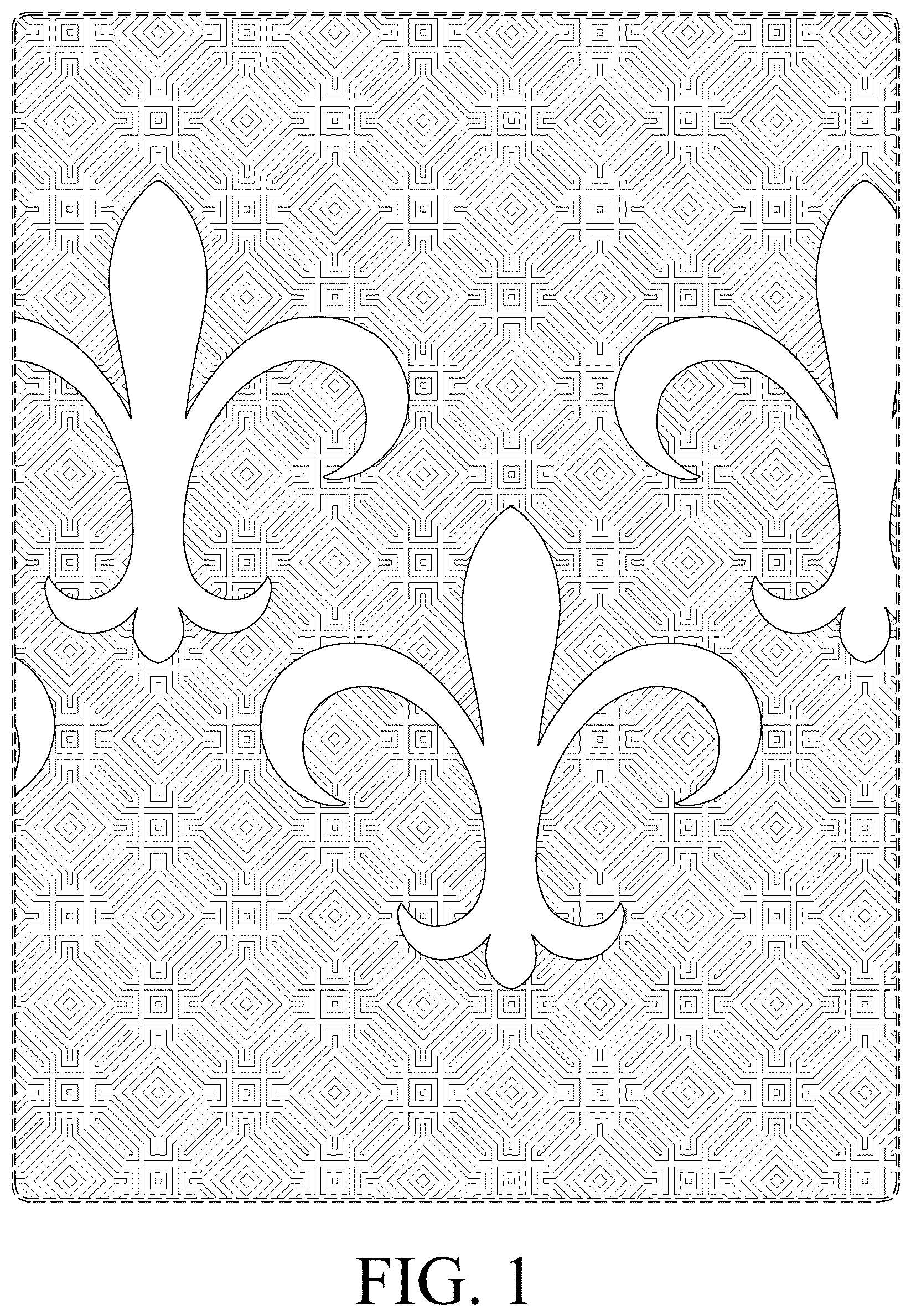 Patent USD1075366 Figure 1 – Mattress cover