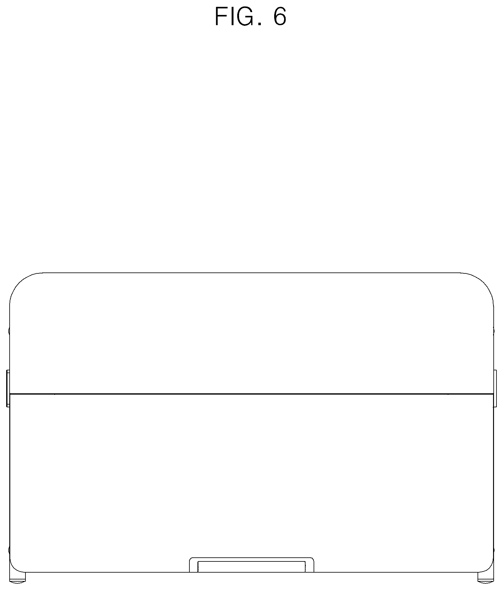 Patent USD1075367 Figure 6 – Combined table with display device