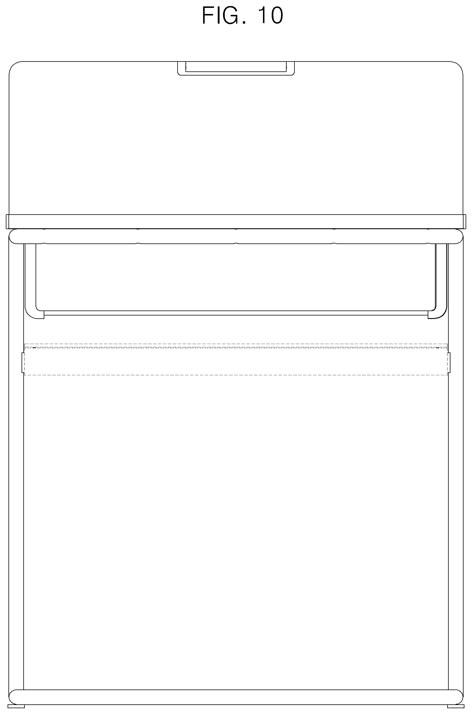 Patent USD1075367 Figure 10 – Combined table with display device