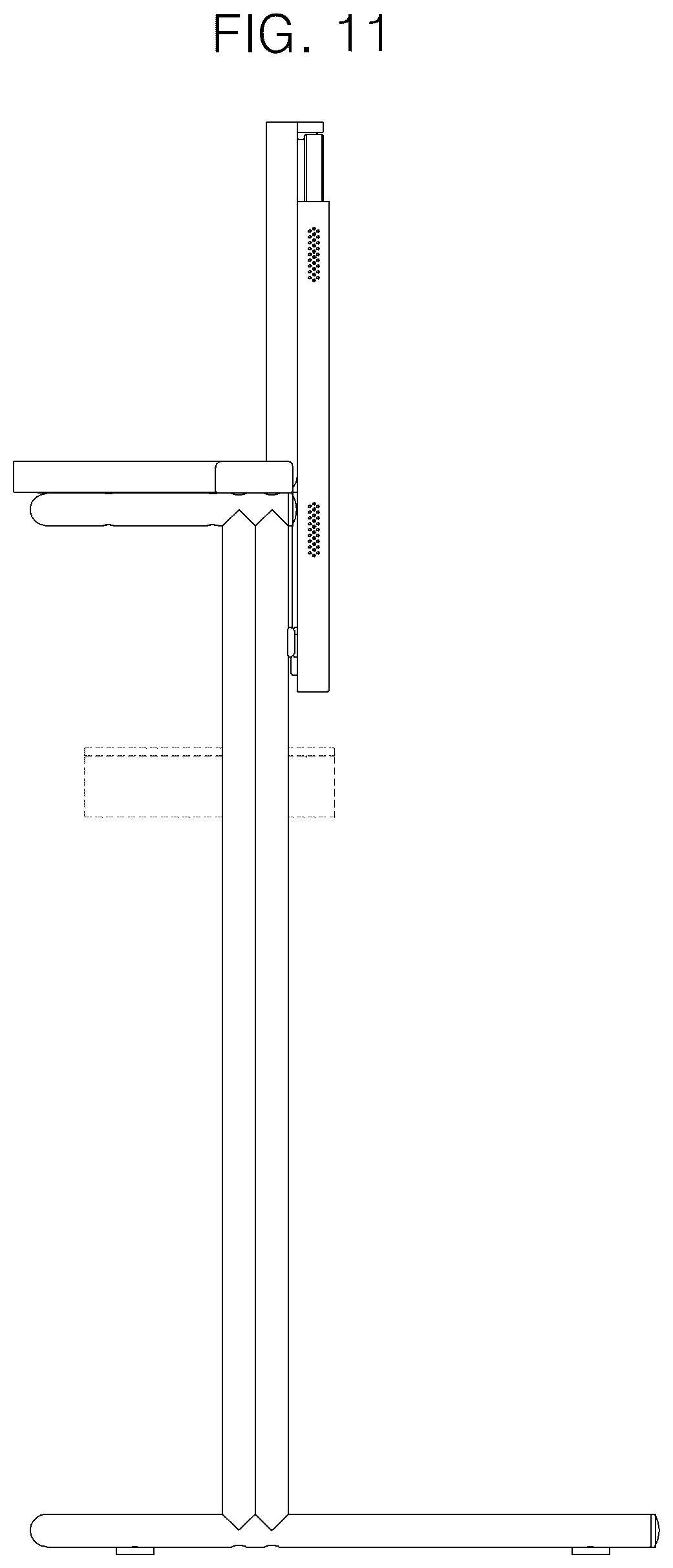 Patent USD1075367 Figure 11 – Combined table with display device
