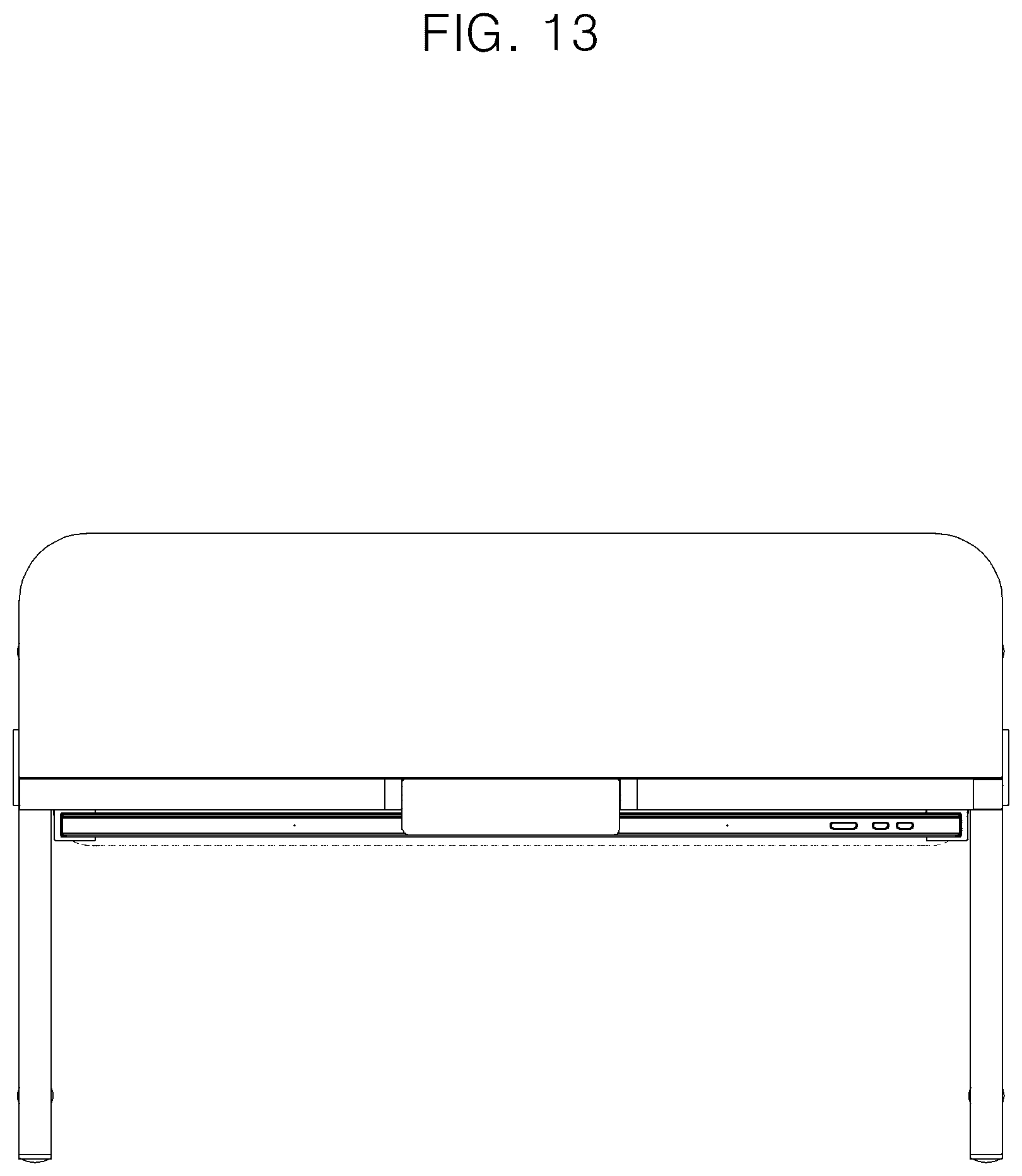 Patent USD1075367 Figure 13 – Combined table with display device