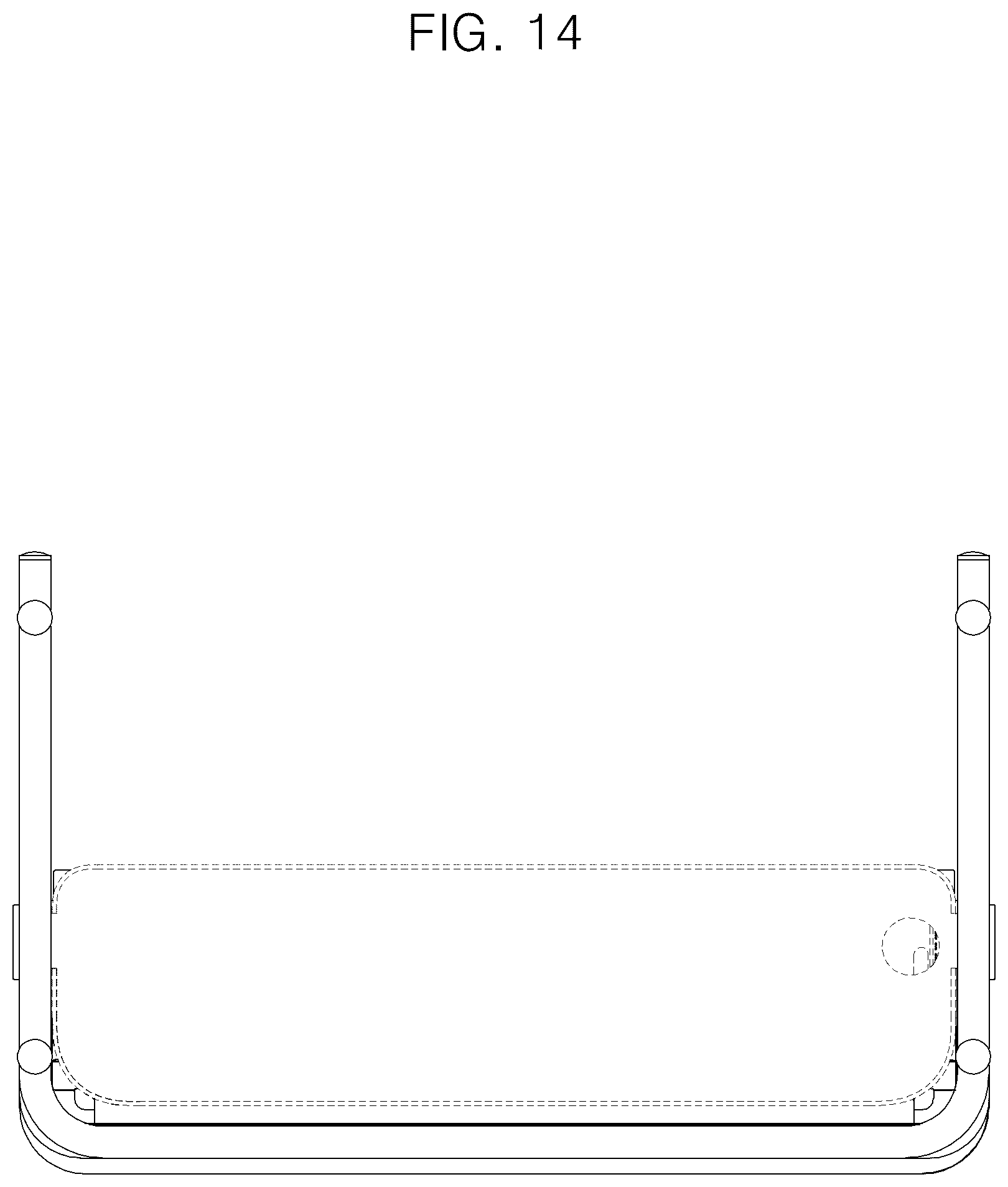 Patent USD1075367 Figure 14 – Combined table with display device