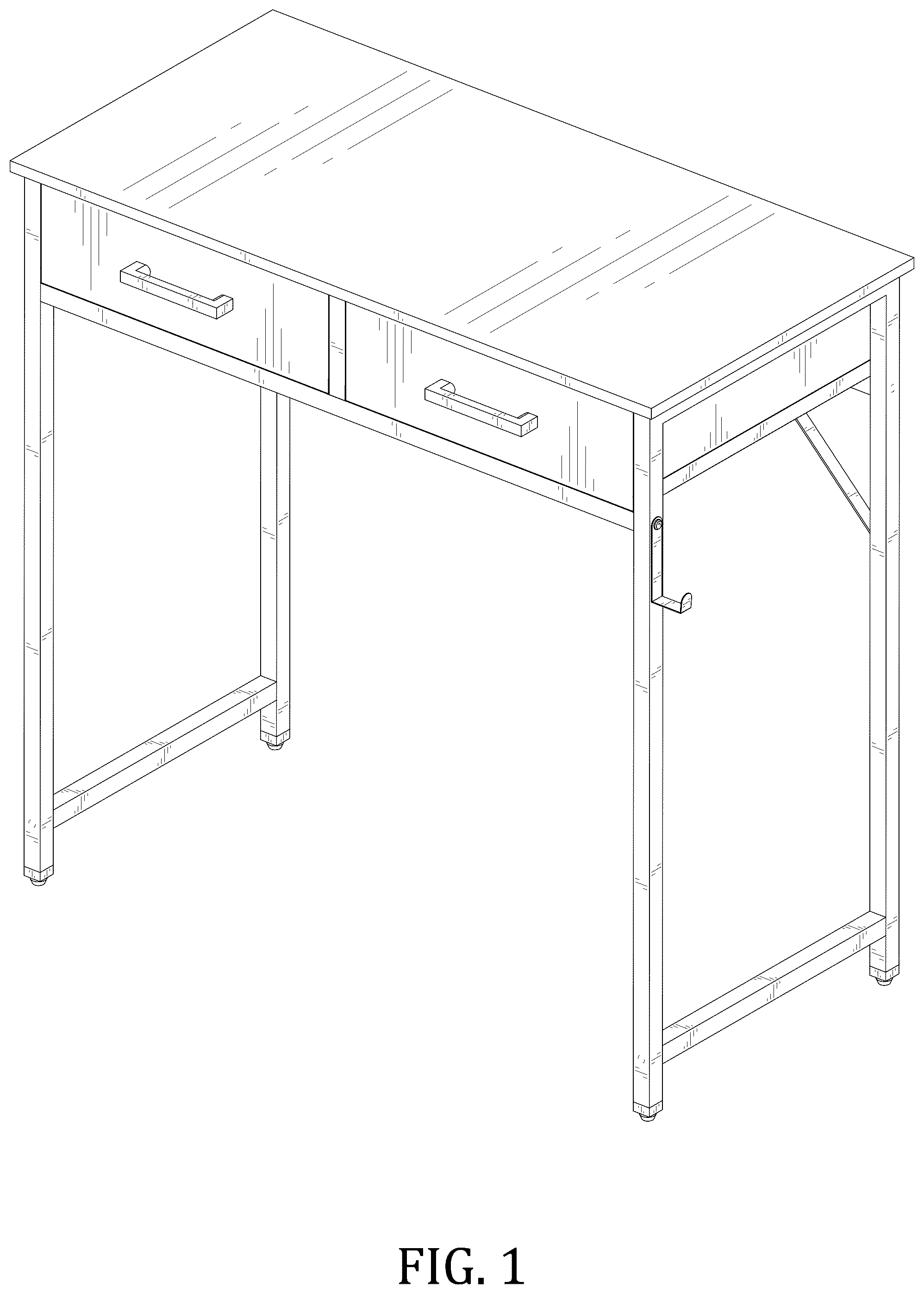 Patent USD1075368 — Desk — Figure 1