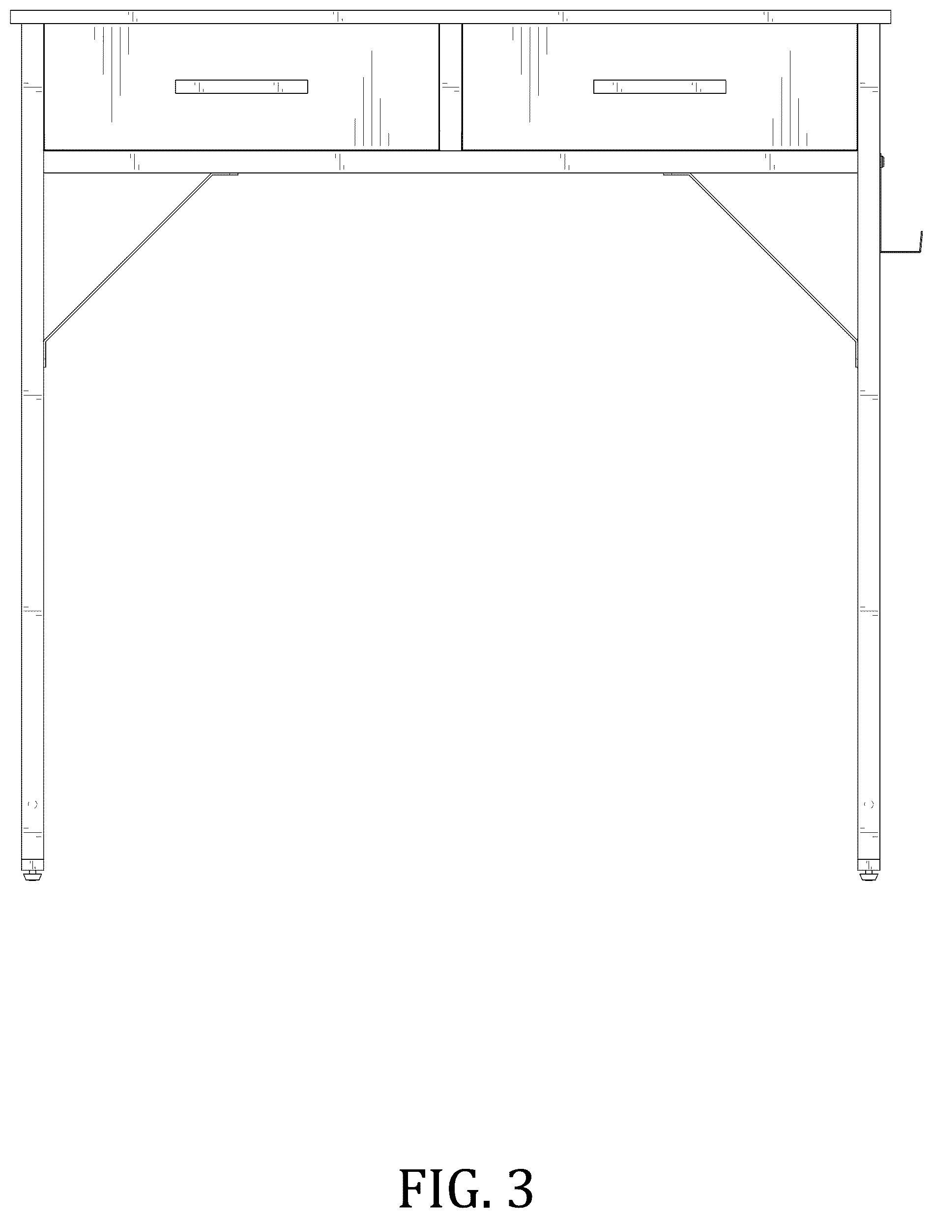 Patent USD1075368 Figure 3 – Desk