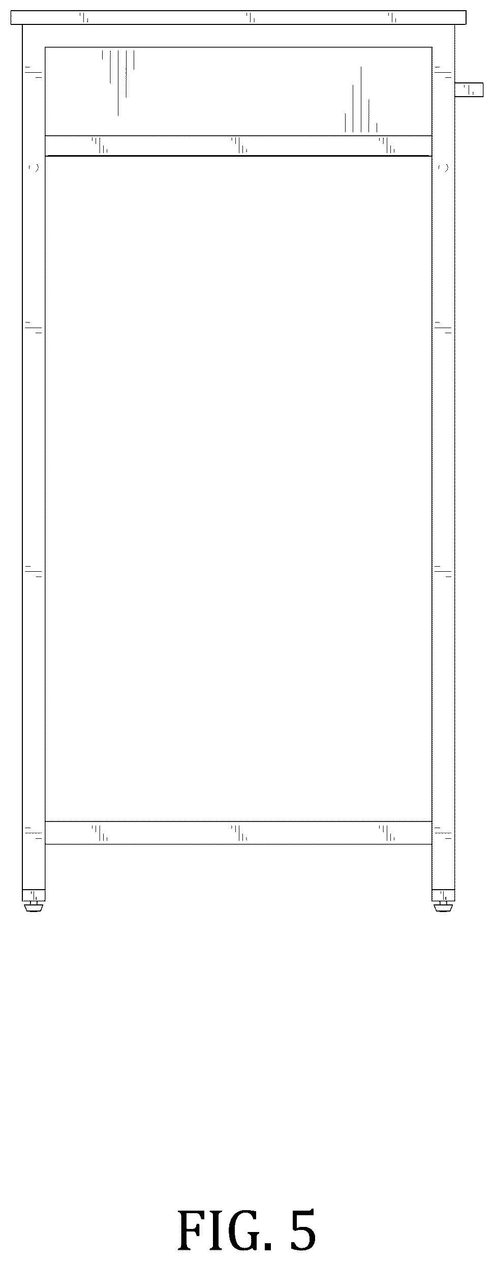 Patent USD1075368 Figure 5 – Desk