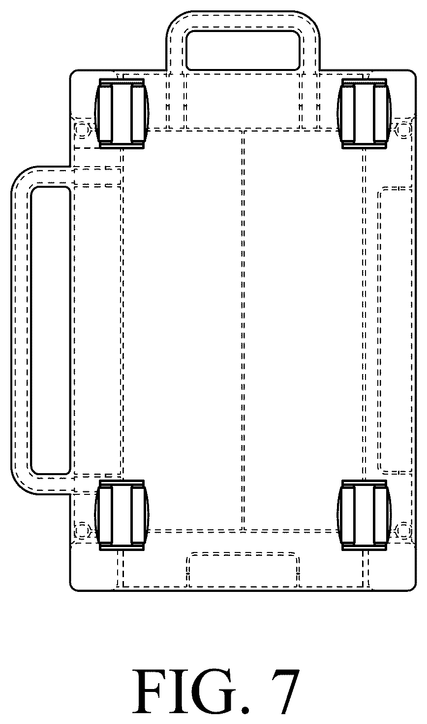 Patent USD1075374 Figure 7 – Multi-tiered utility cart