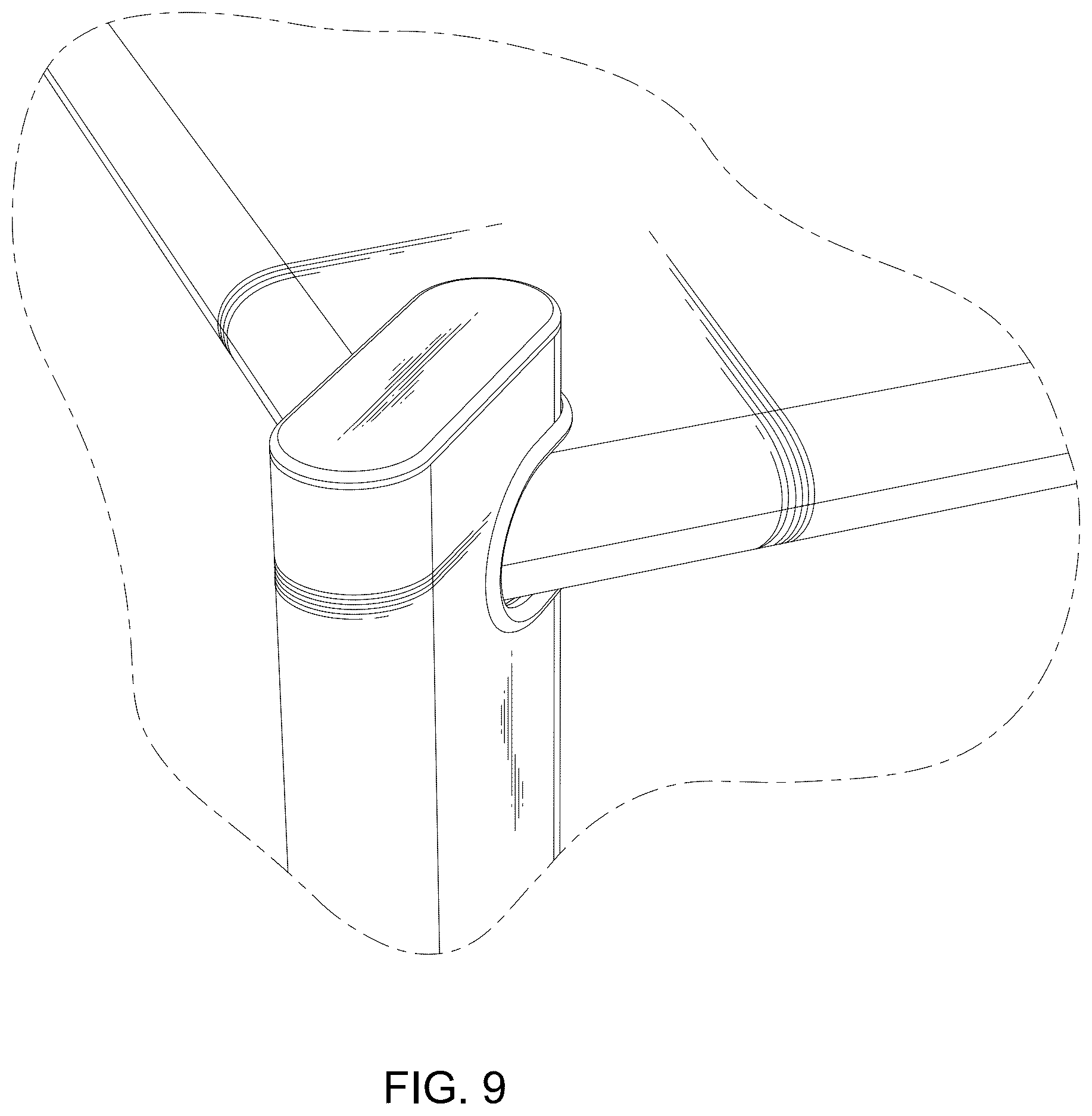 Patent USD1075375 Figure 6 – Shelving unit