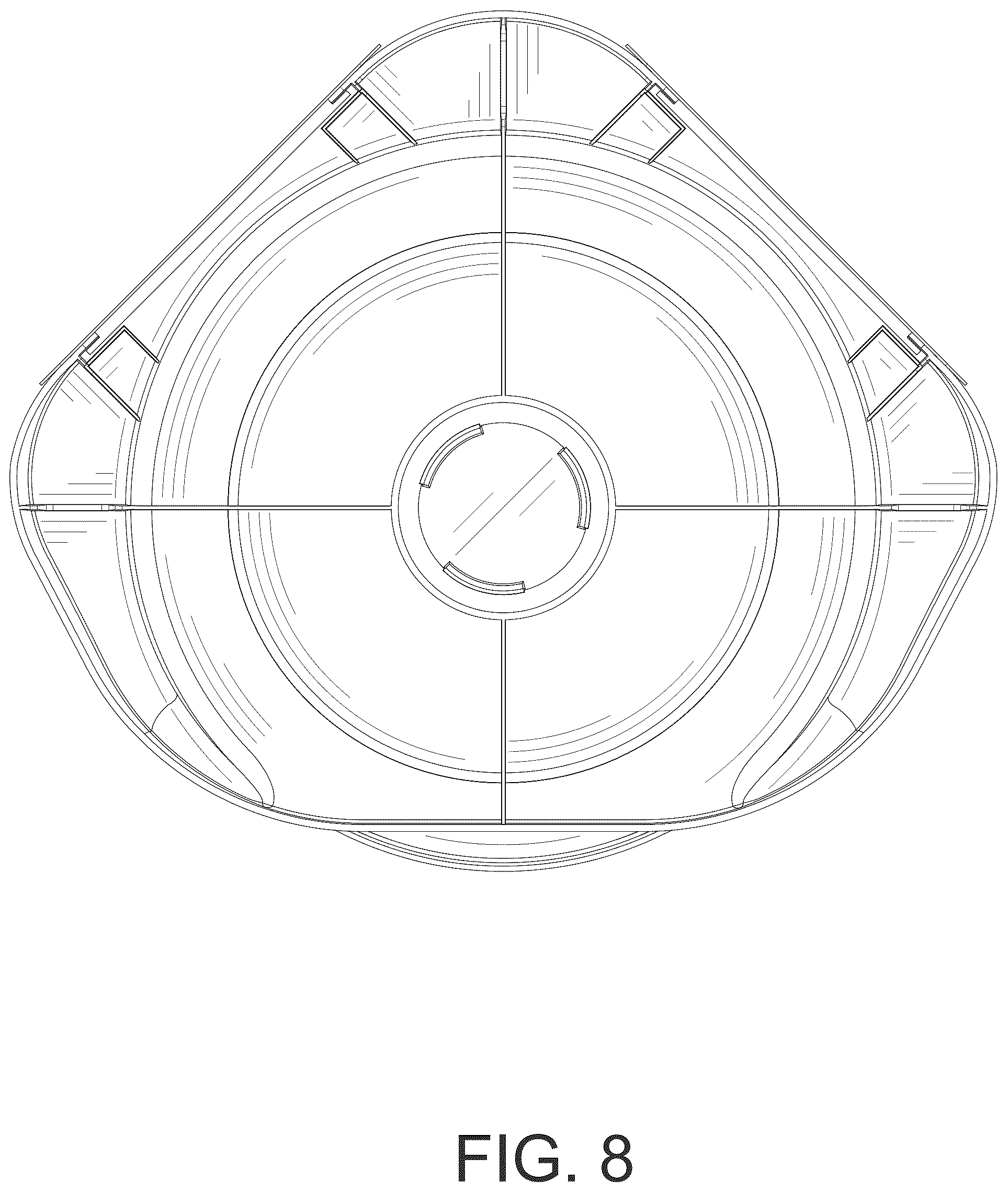 Patent USD1075376 Figure 8 – Corner shelf