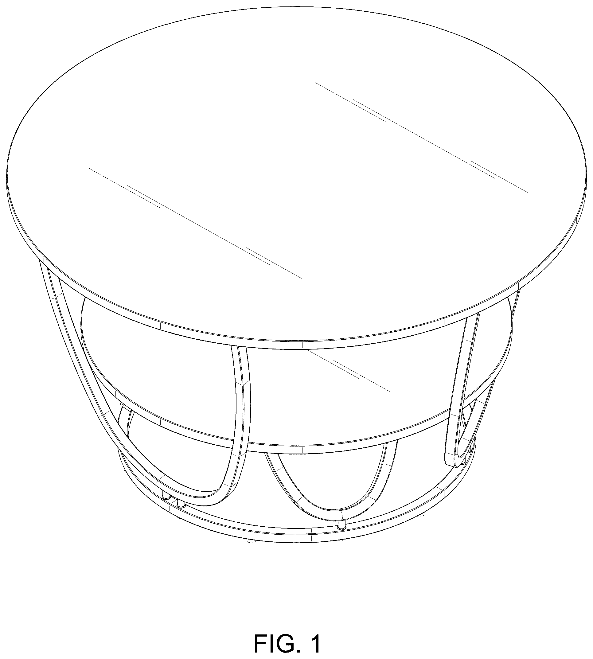 Patent USD1075378 — Coffee table — Figure 1
