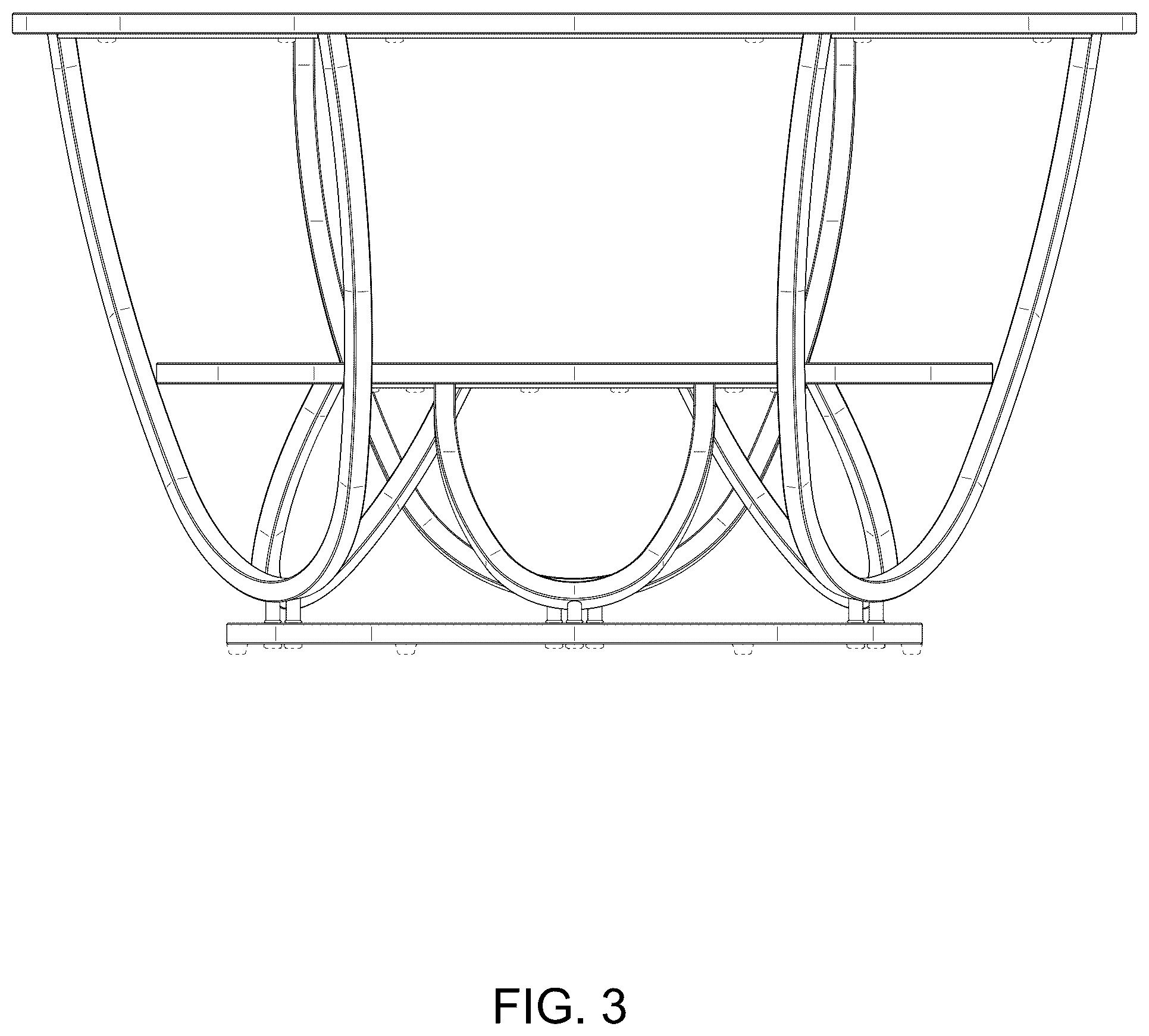 Patent USD1075378 Figure 3 – Coffee table