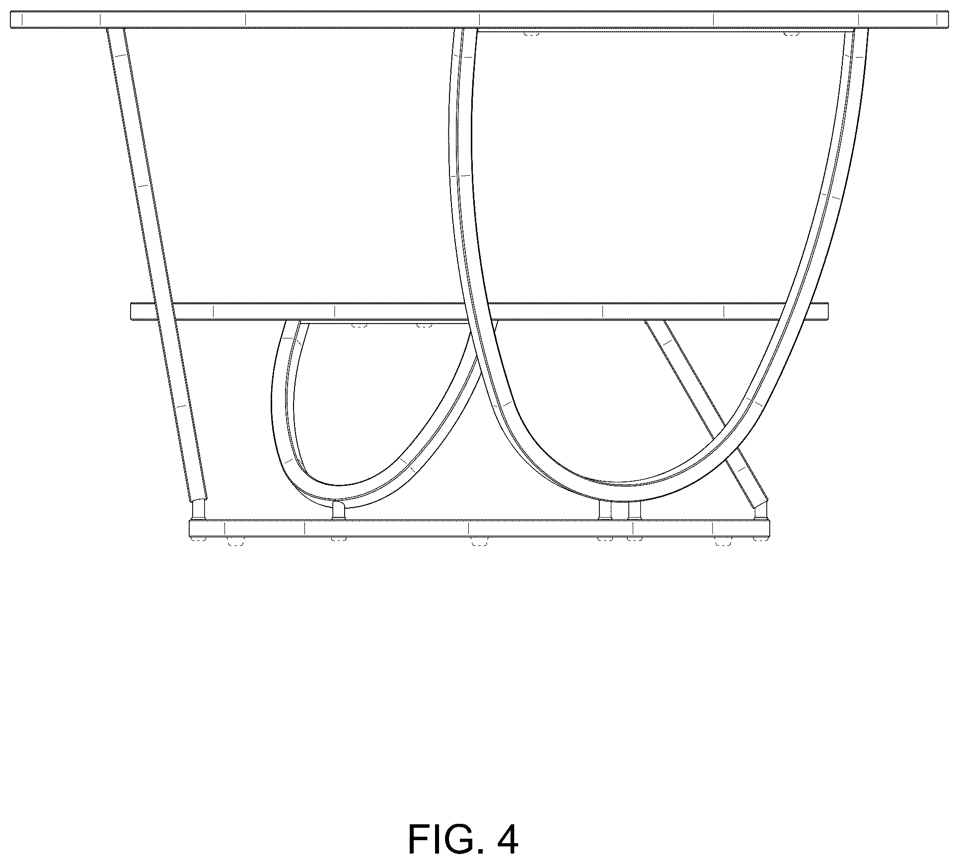 Patent USD1075378 Figure 4 – Coffee table
