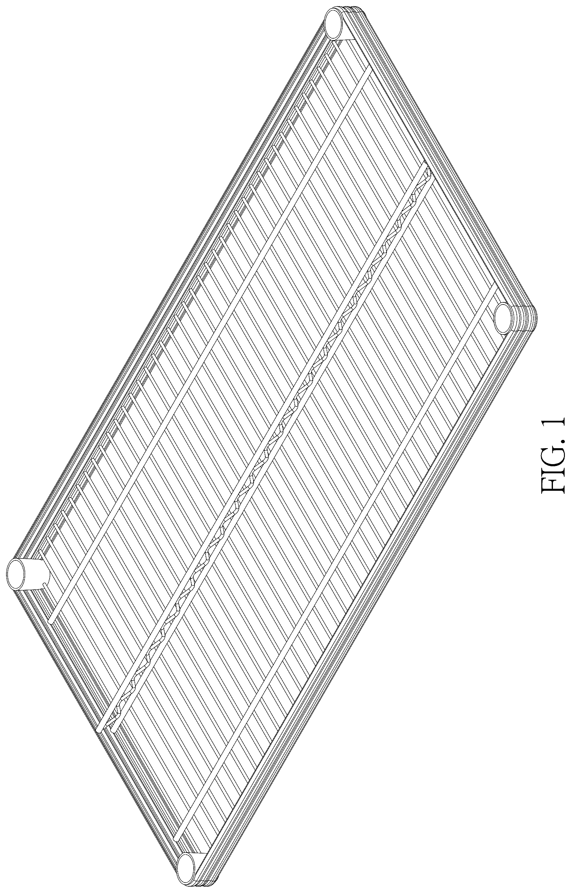 Patent USD1075380 Figure 1 – Partition plate for a storage rack