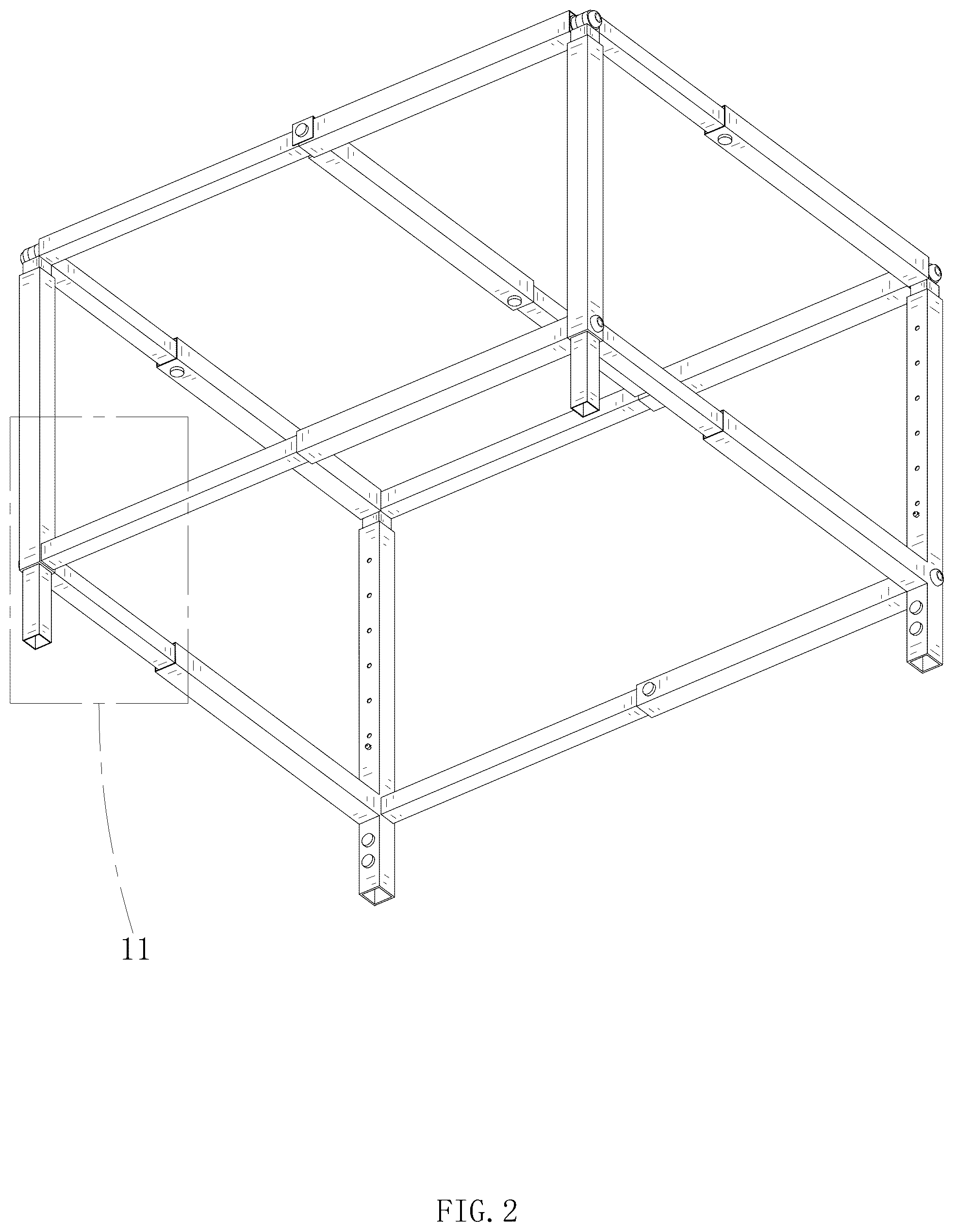 Patent USD1075381 Figure 2 – Extendable stand