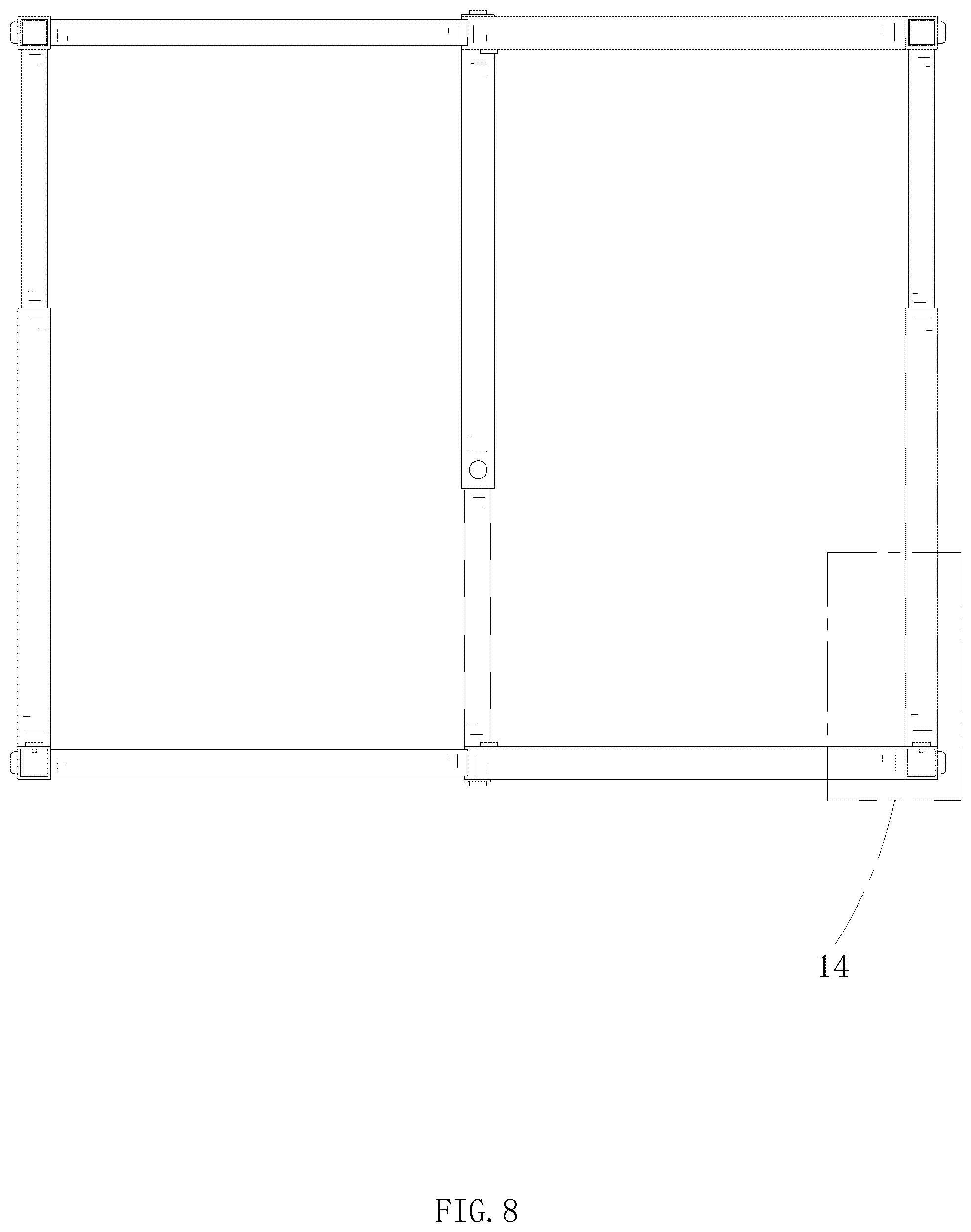 Patent USD1075381 Figure 8 – Extendable stand