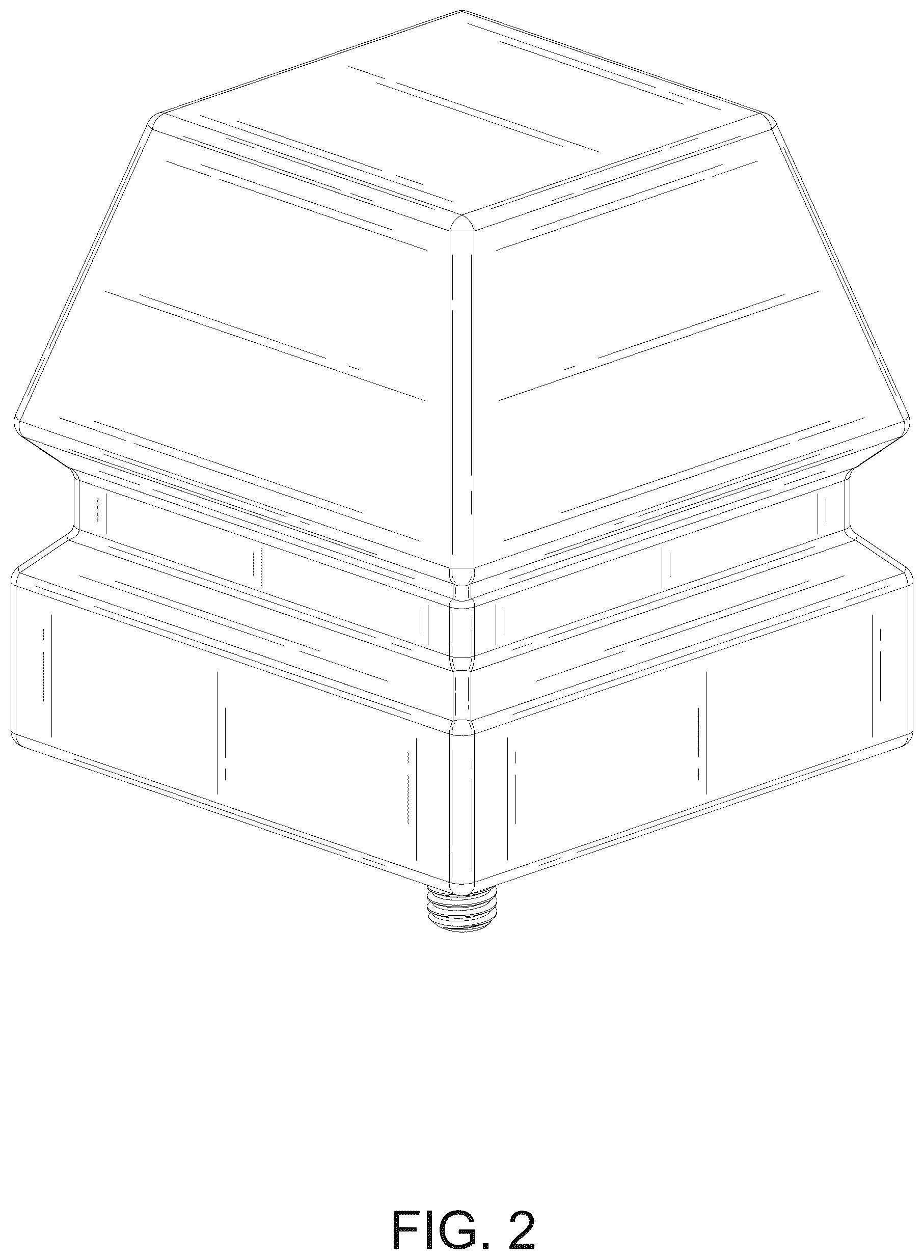 Patent USD1075382 Figure 2 – Furniture leg