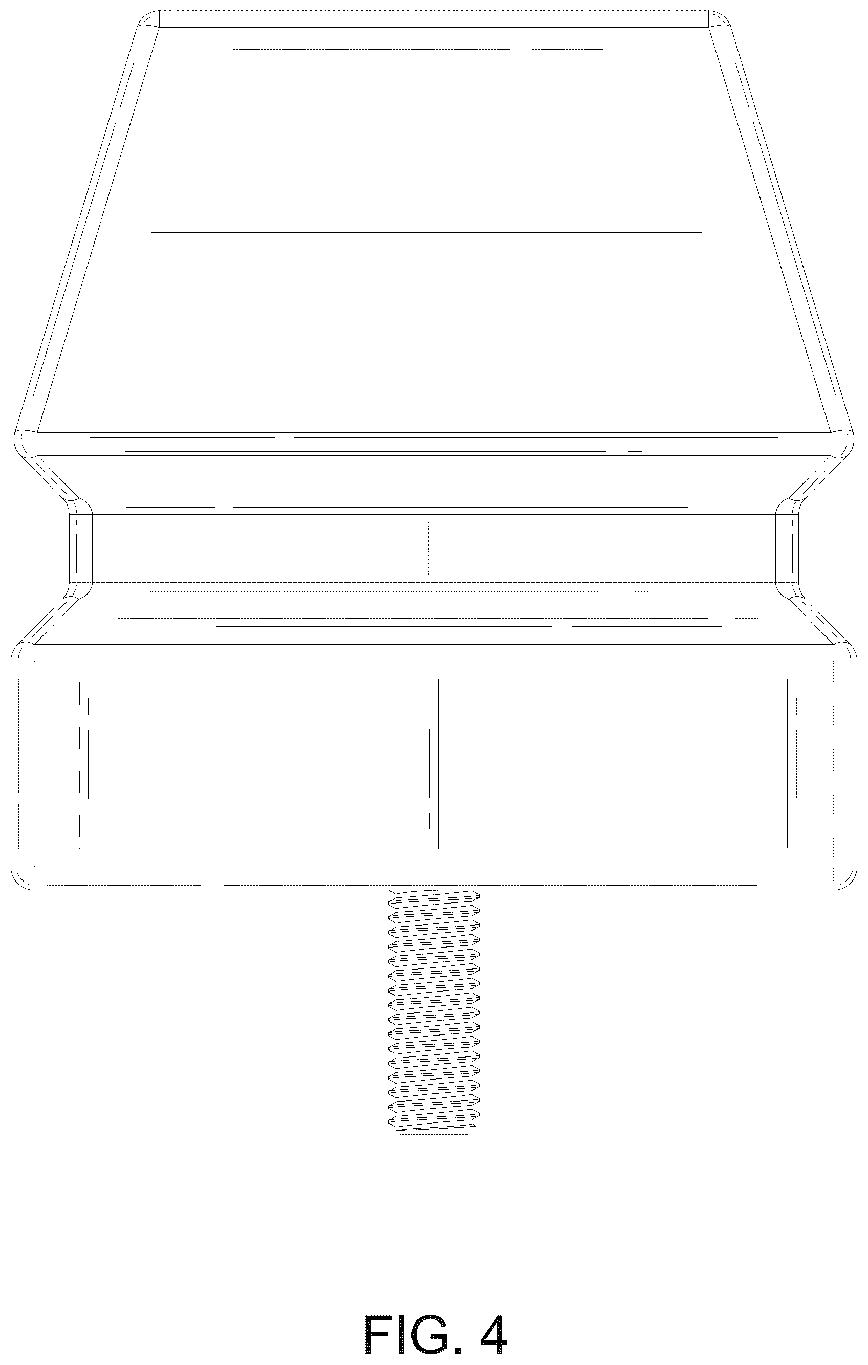 Patent USD1075382 Figure 4 – Furniture leg