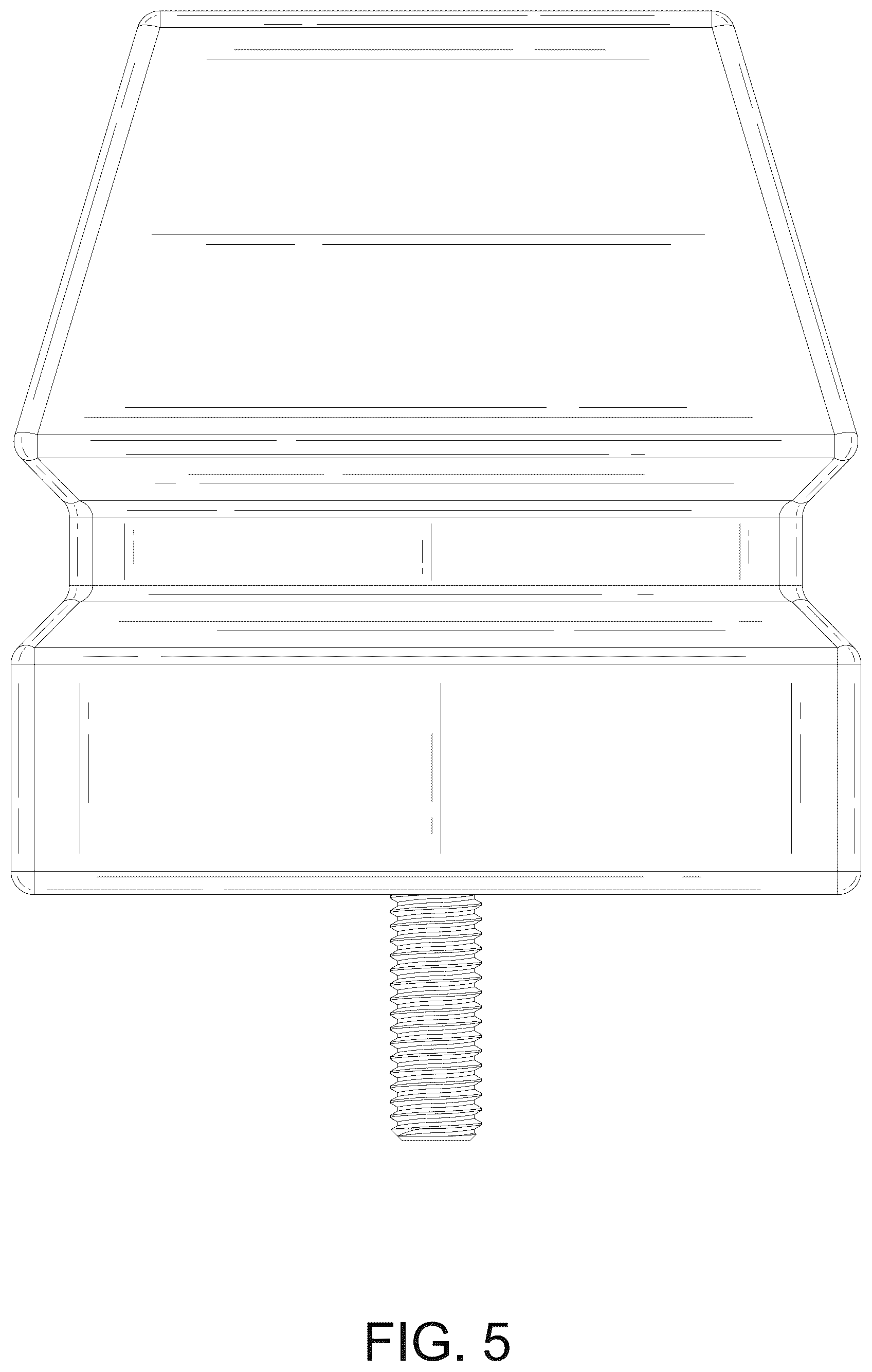 Patent USD1075382 Figure 5 – Furniture leg