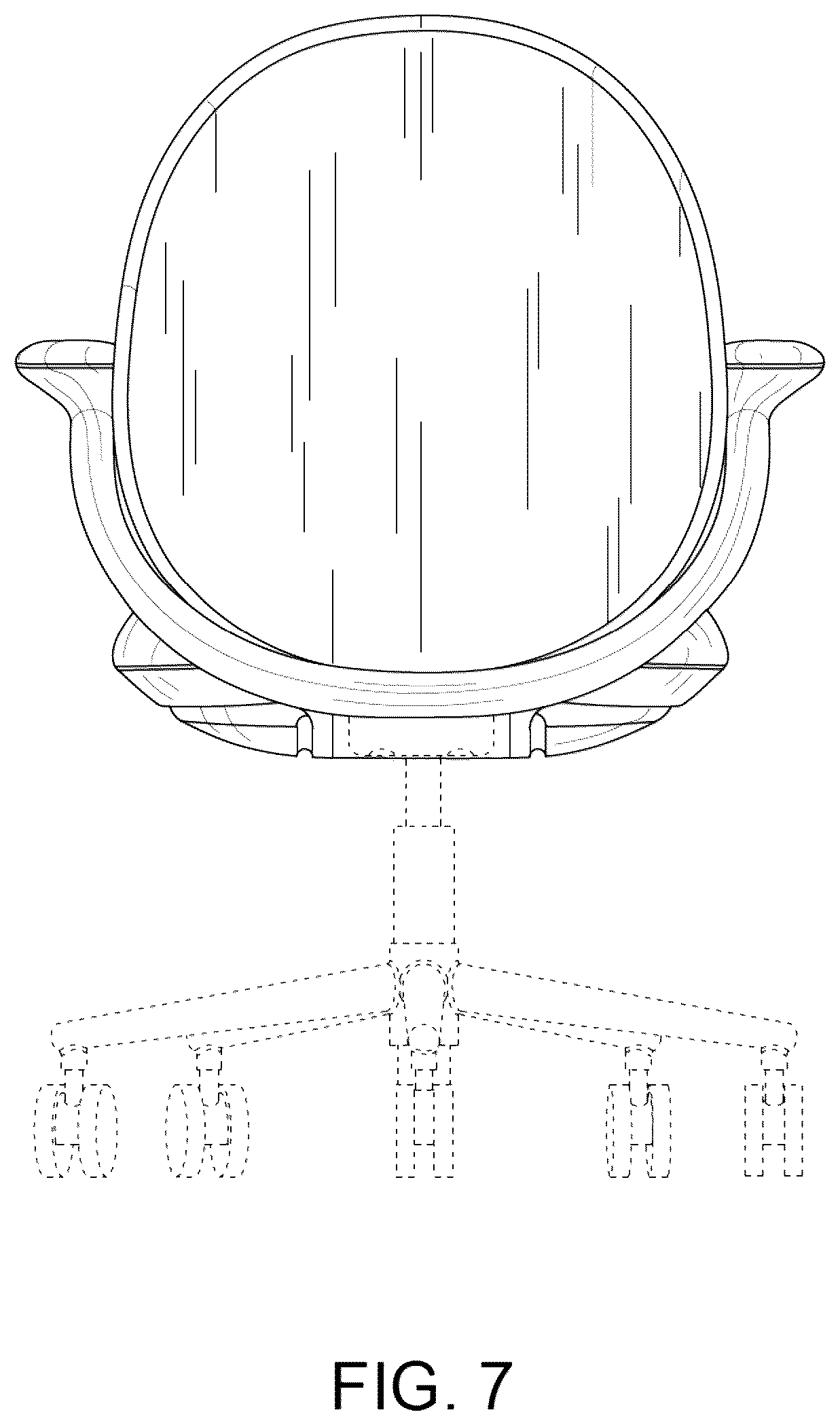 Patent USD1075383 Figure 7 – Task chair