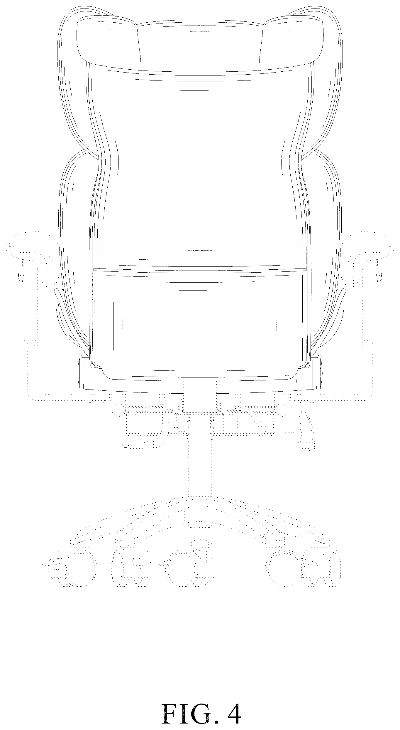 Patent USD1075384 Figure 4 – Office chair